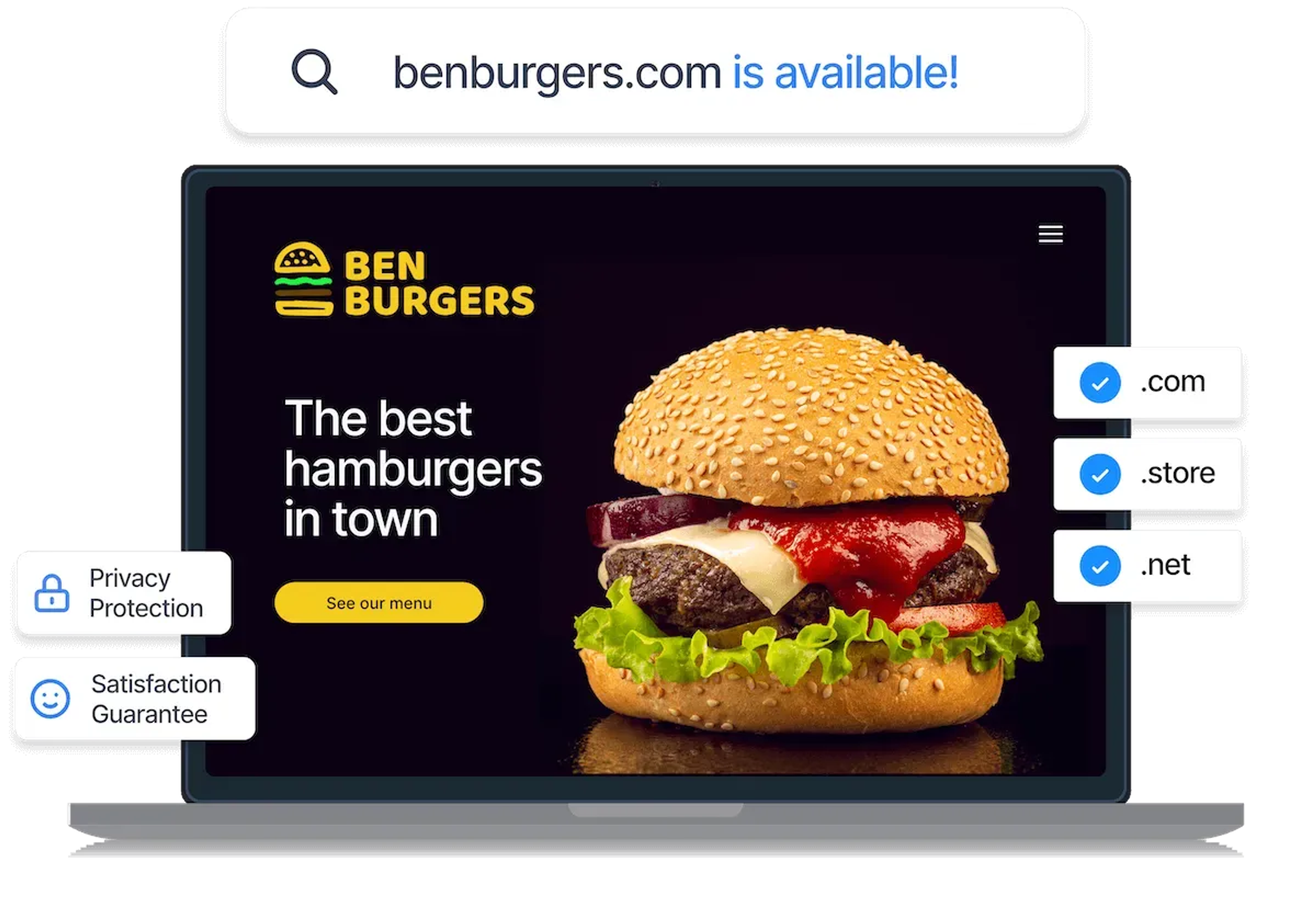 domain name for burger