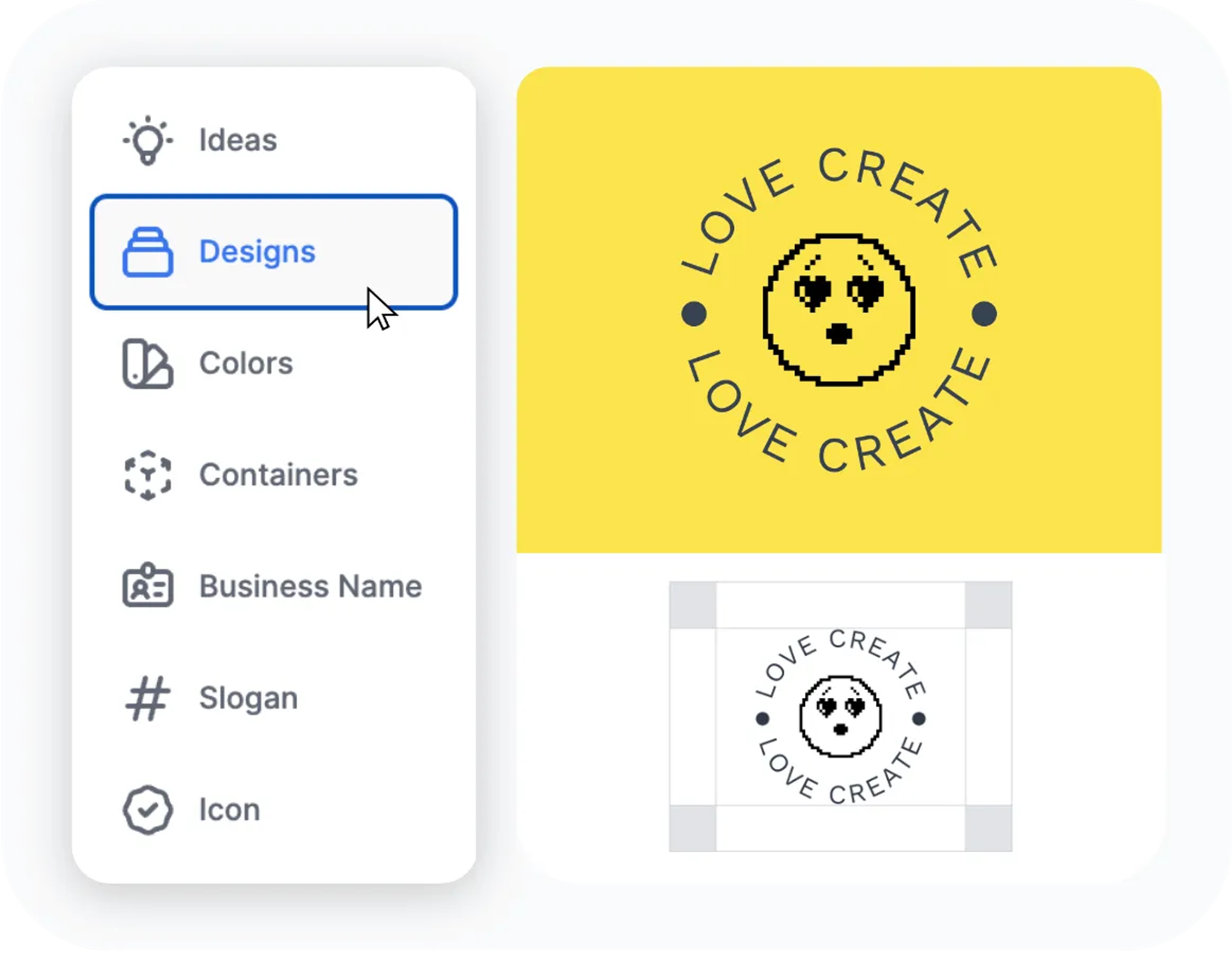 Step 1: Create and download your free logo.