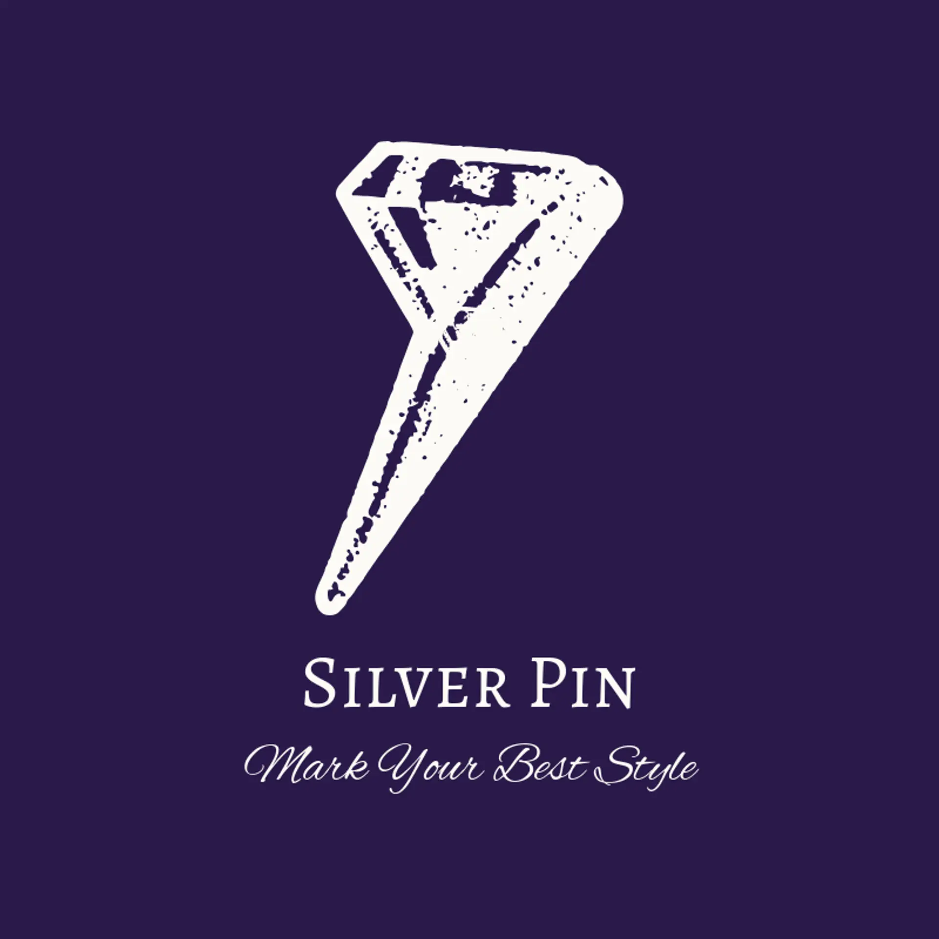 Silver Pin logo for tailor