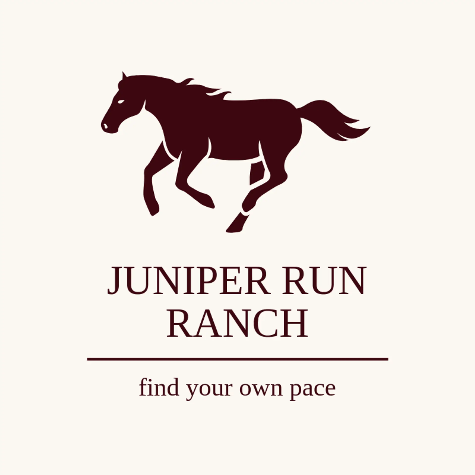Juniper Run Ranch logo for bronco