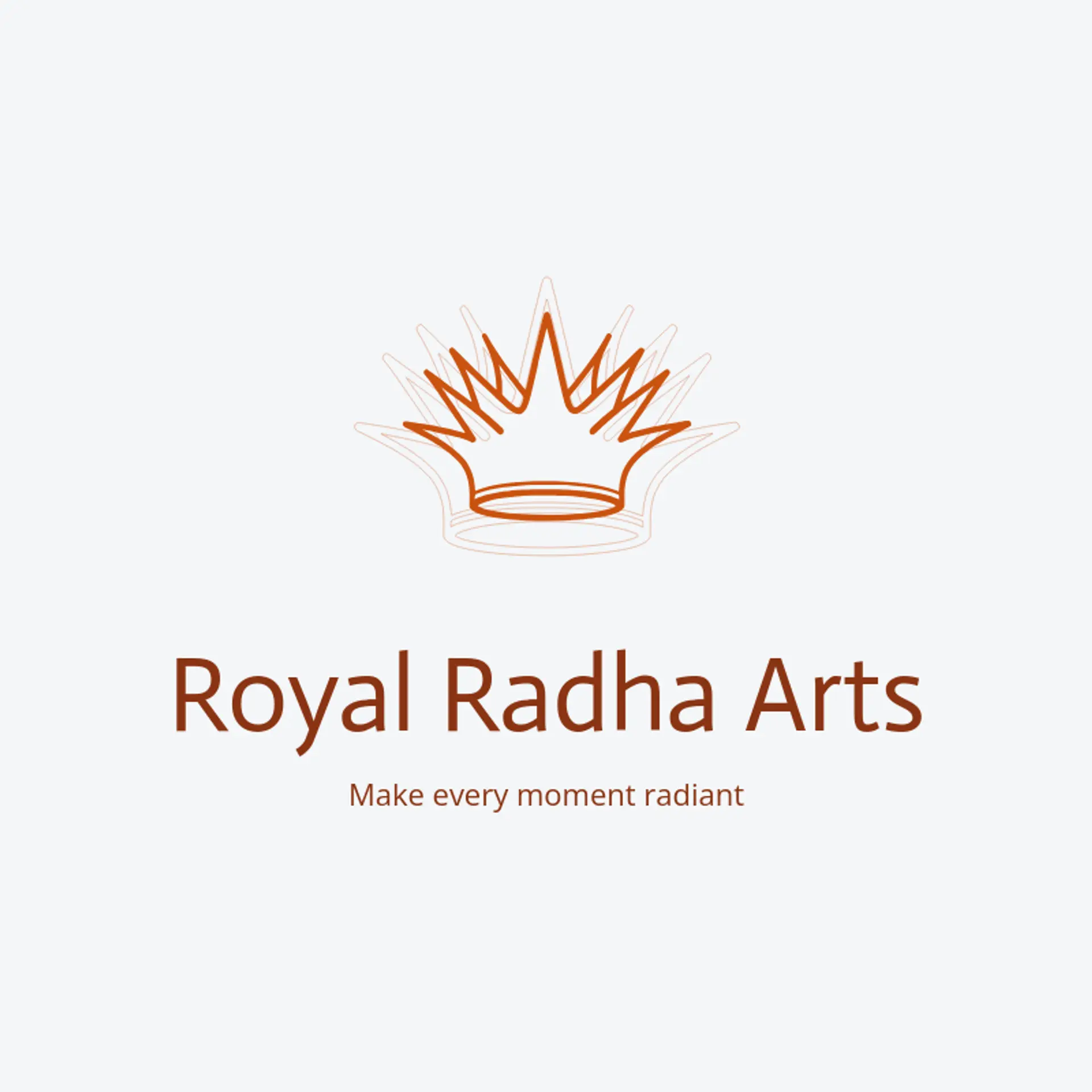 Royal Radha Arts logo for krishna