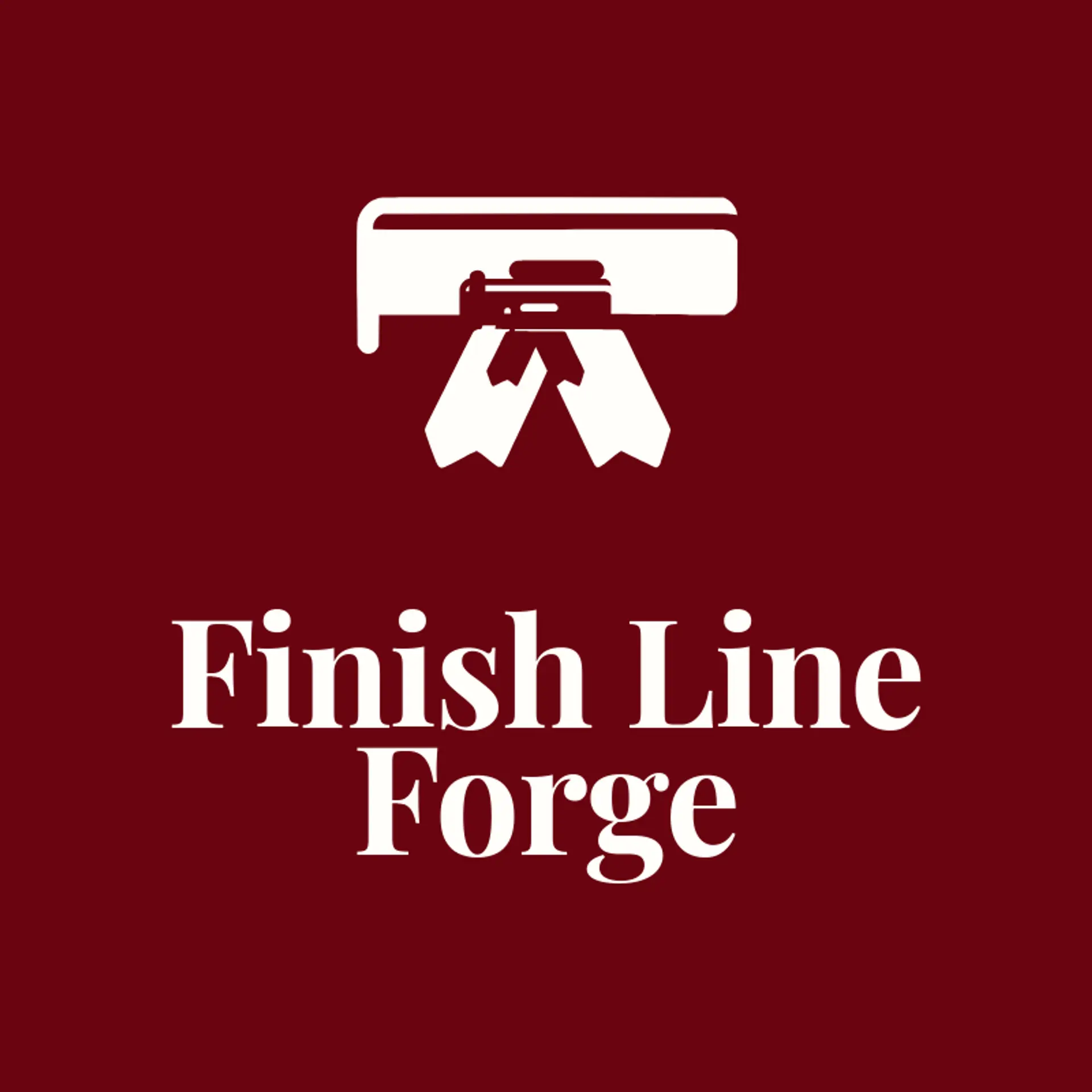 Finish Line Forge logo for track and field