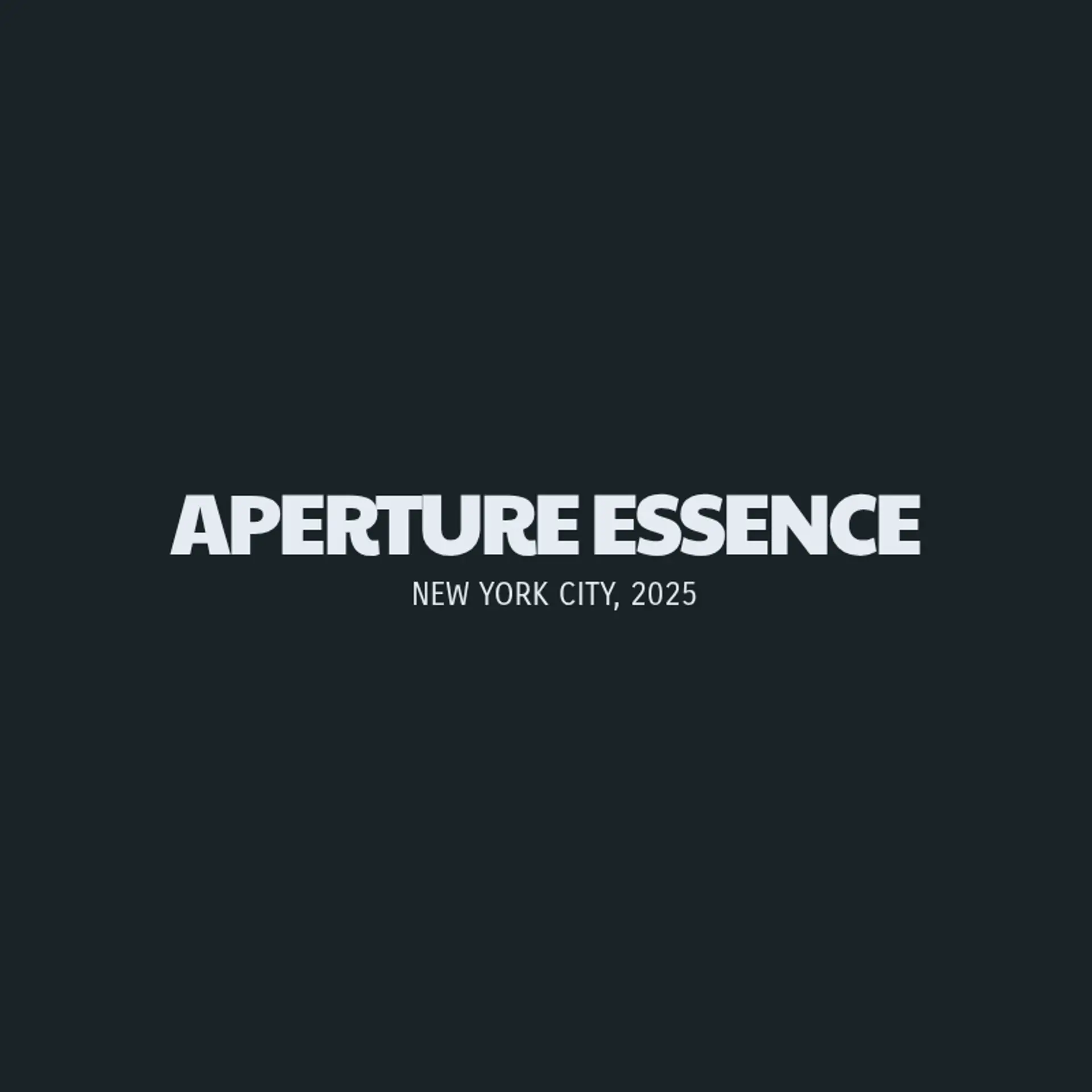 Aperture Essence logo for photography business