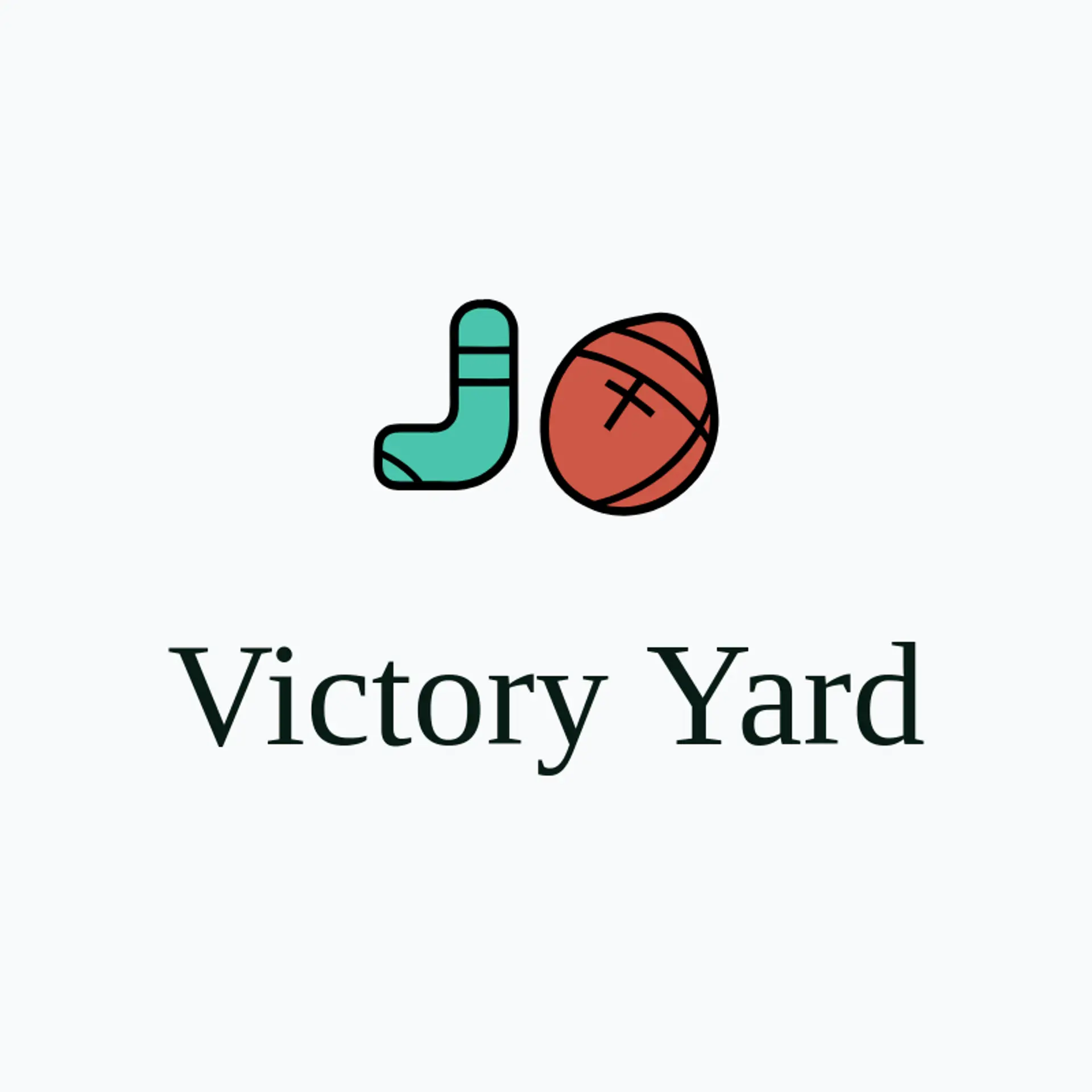 Victory Yard logo for american football