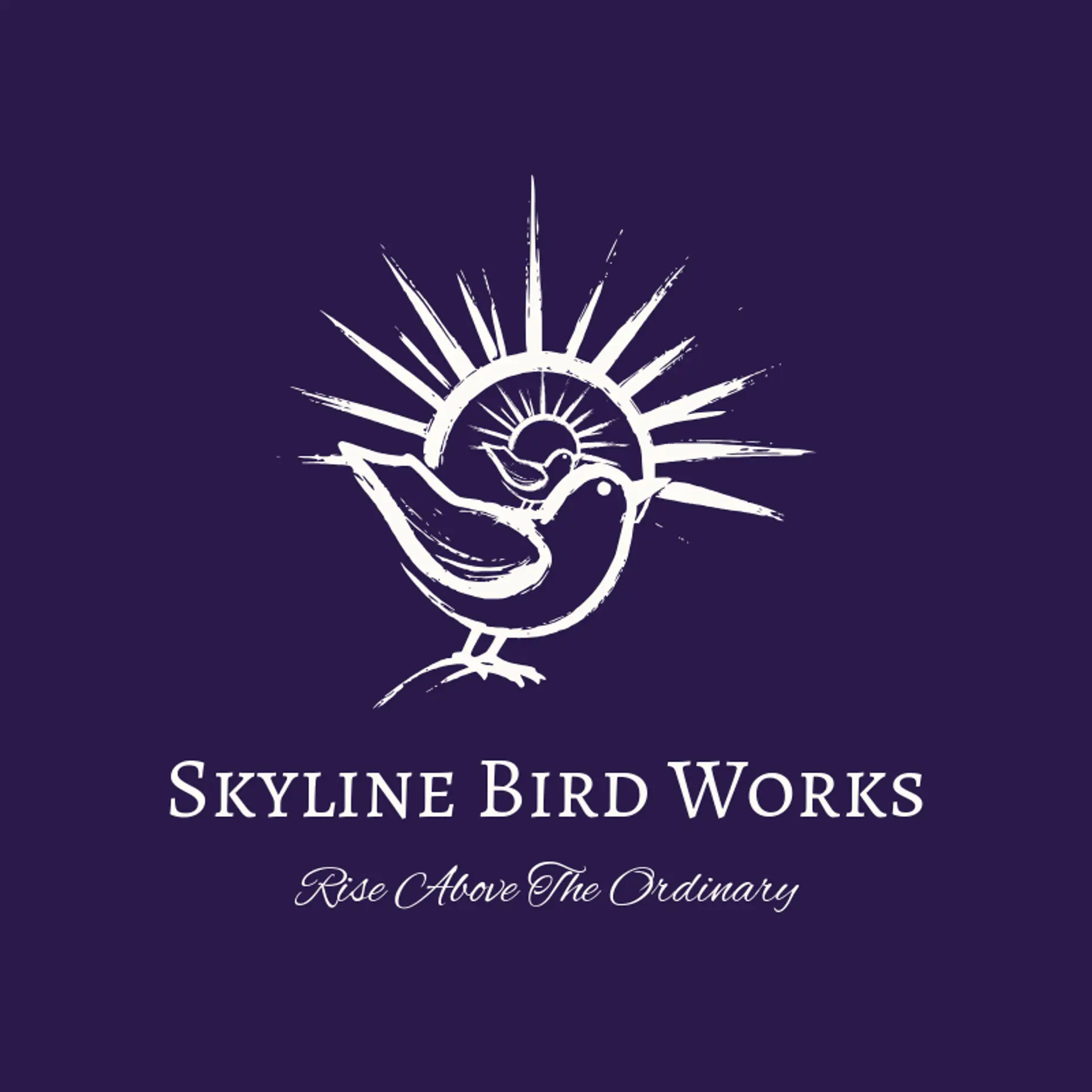 Skyline Bird Works logo for arabic