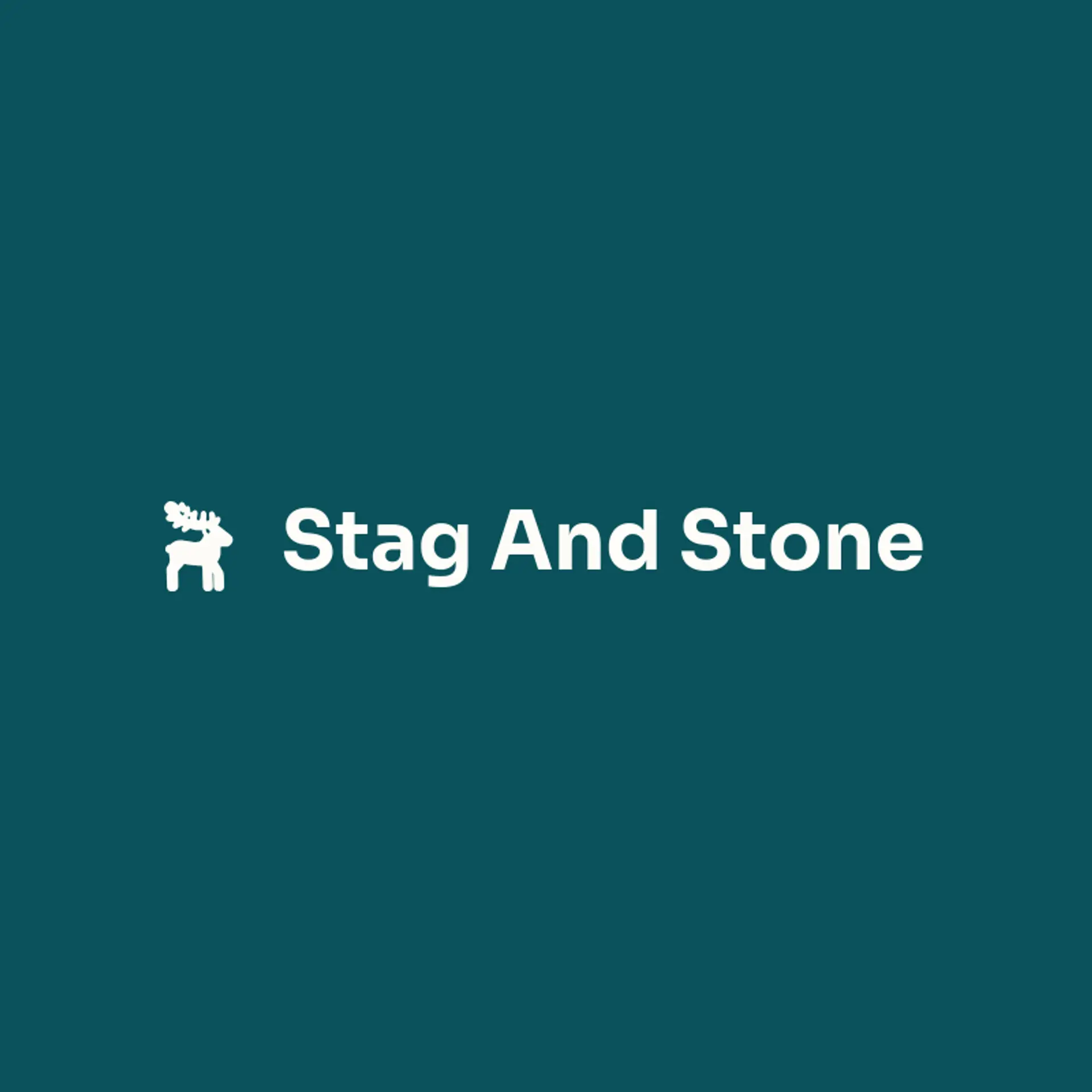 Stag And Stone logo for family crest