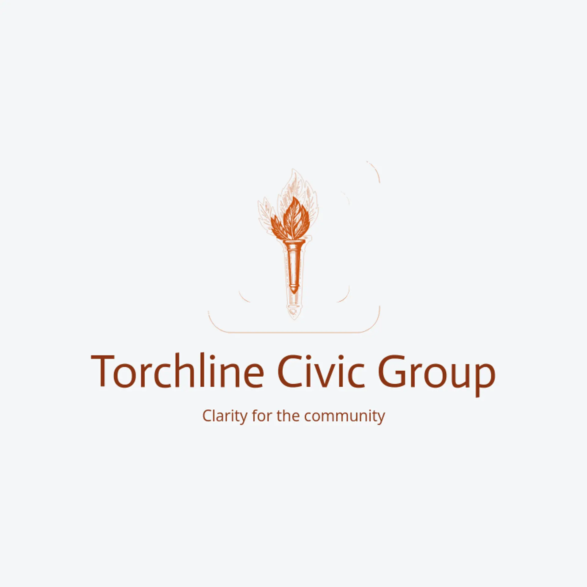 Torchline Civic Group logo for justice