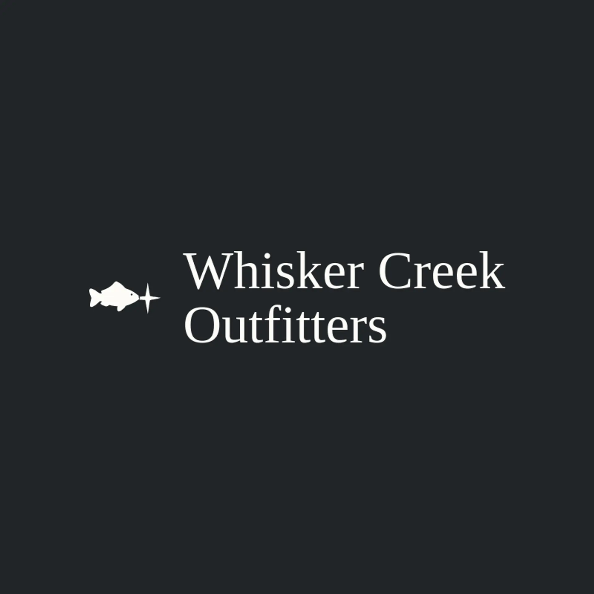 Whisker Creek Outfitters logo for catfish