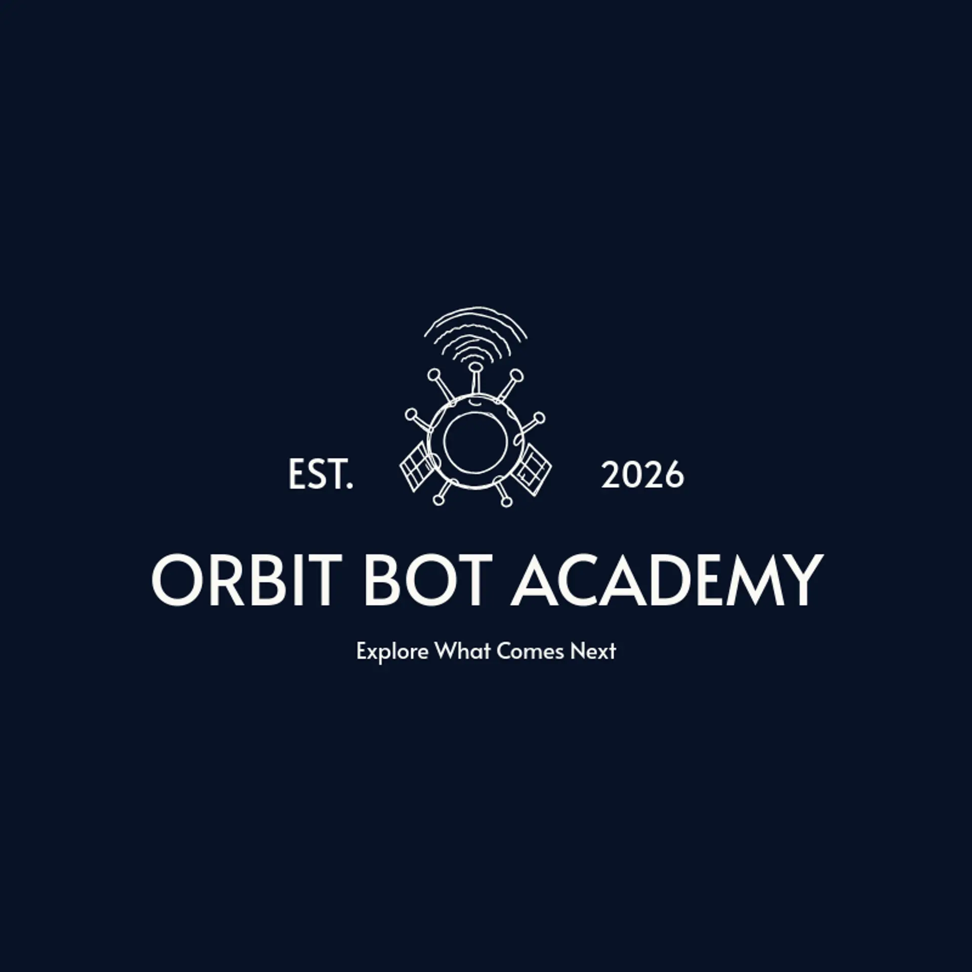 Orbit Bot Academy logo for robot