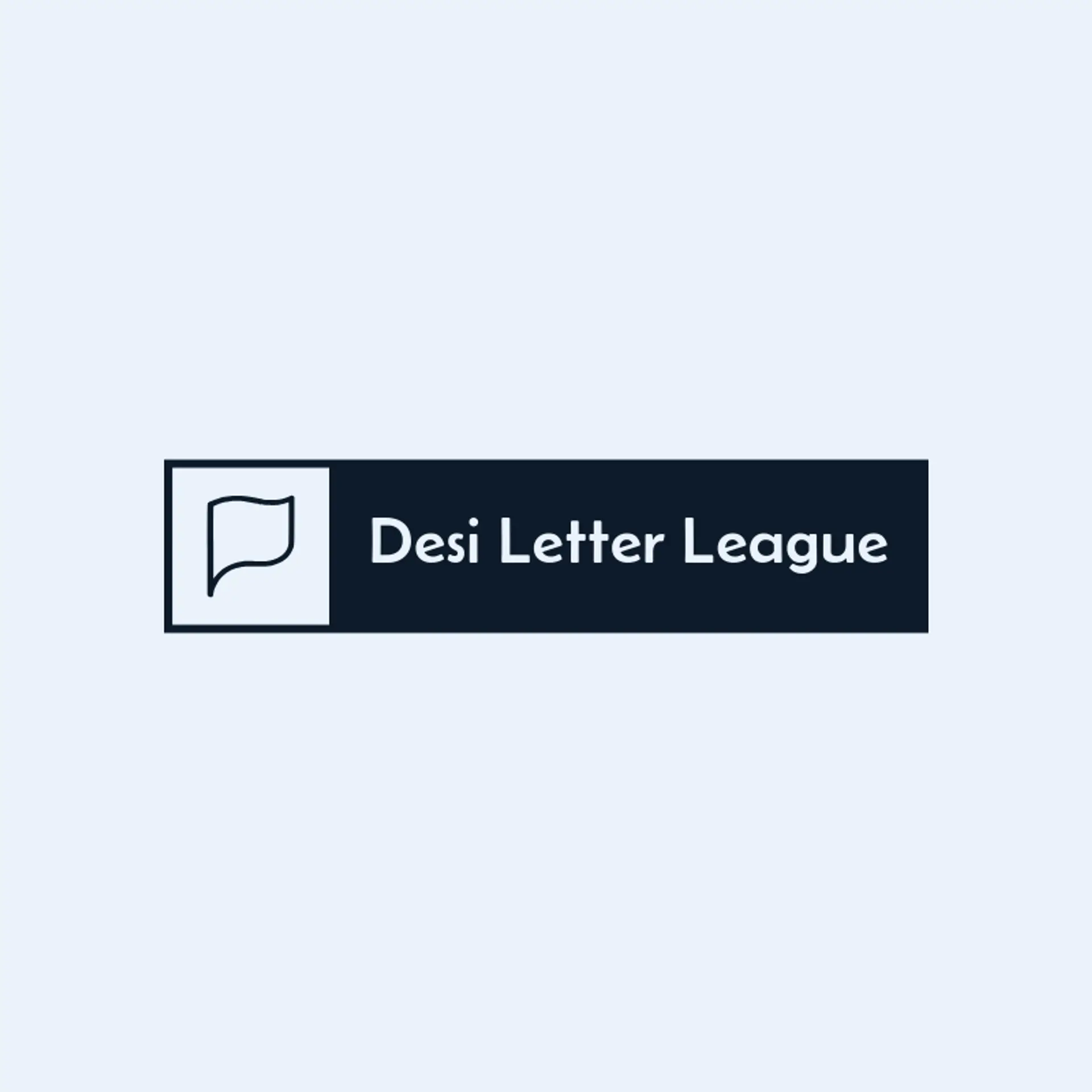 Desi Letter League logo for hindi