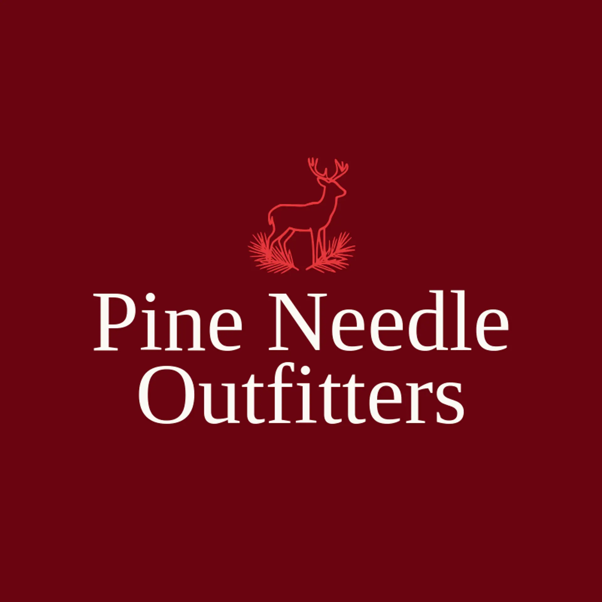 Pine Needle Outfitters logo for deer hunting