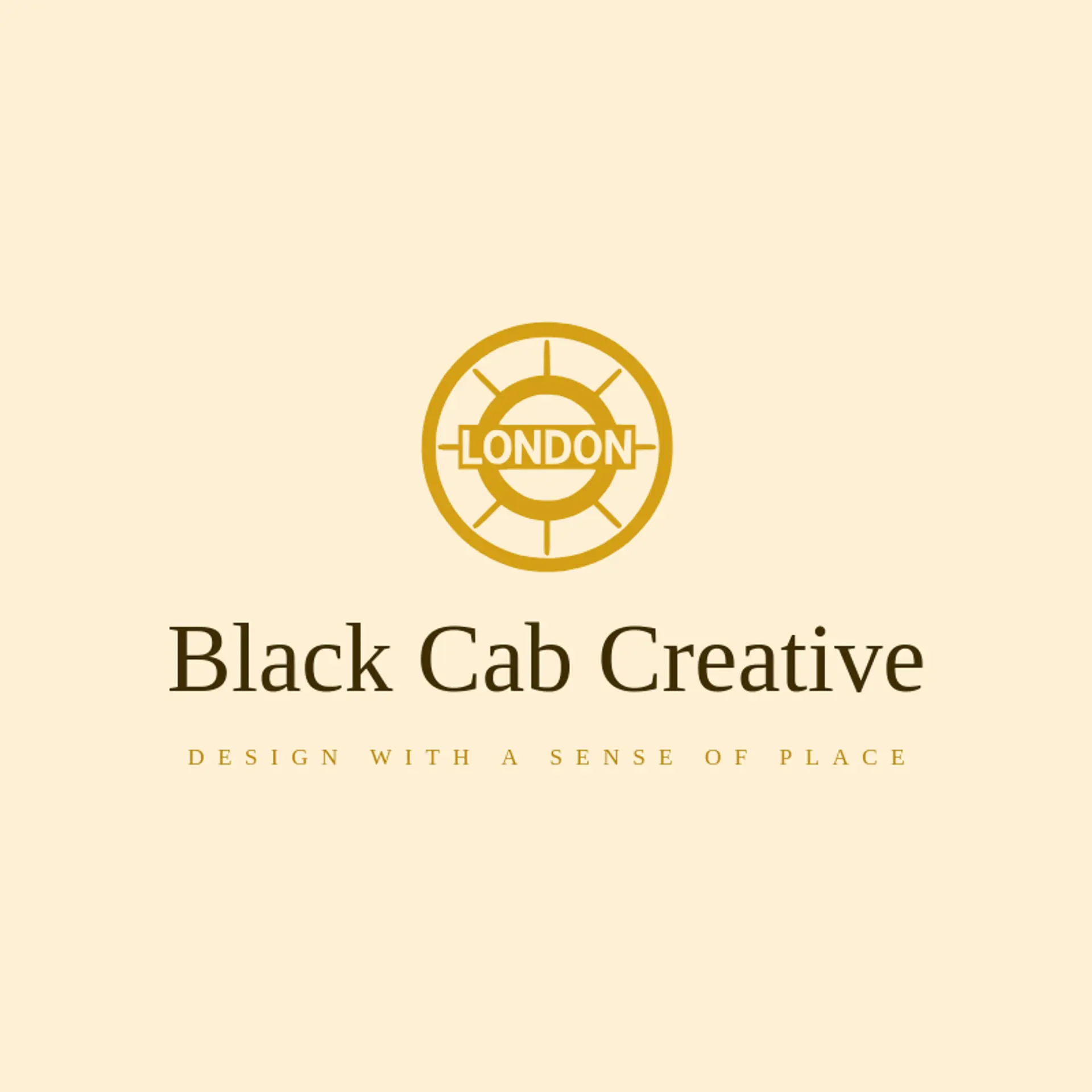 Black Cab Creative logo for london