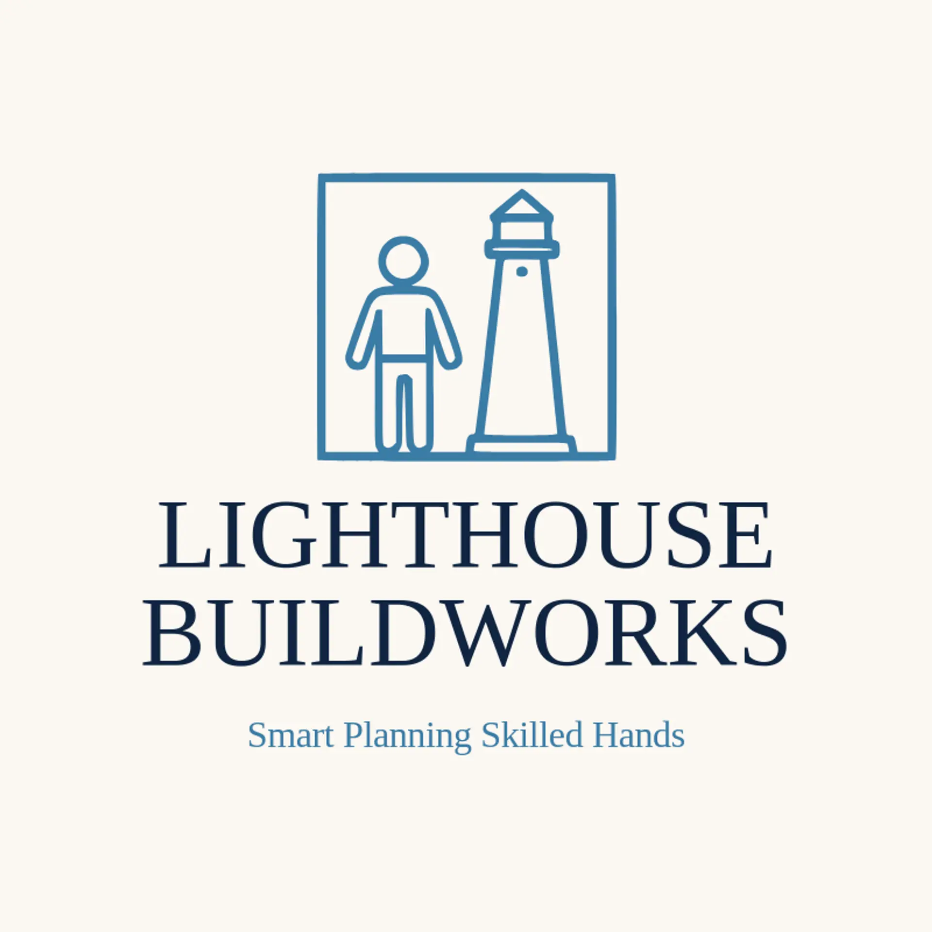 Lighthouse Buildworks logo for general contractor