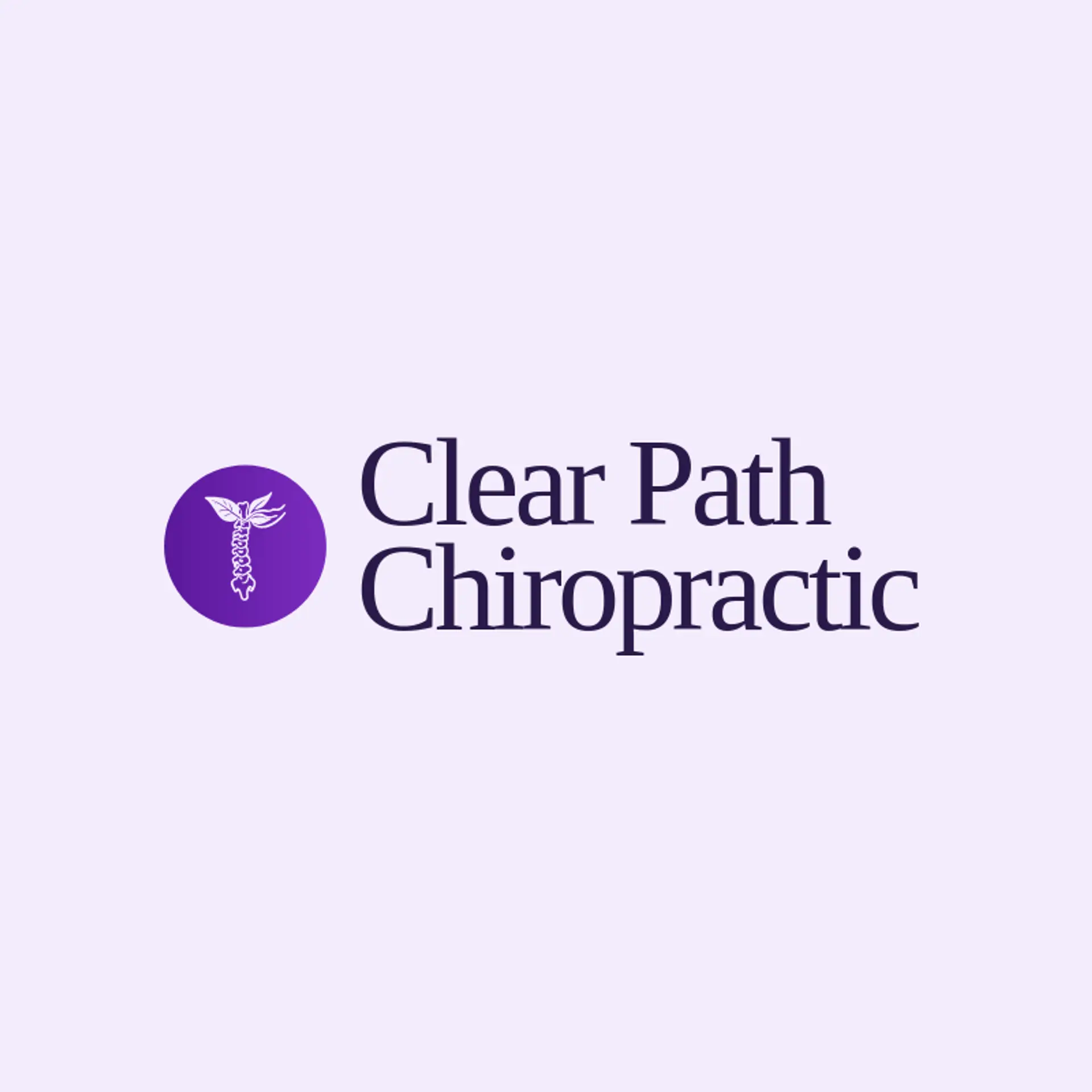 Clear Path Chiropractic logo for chiropractic
