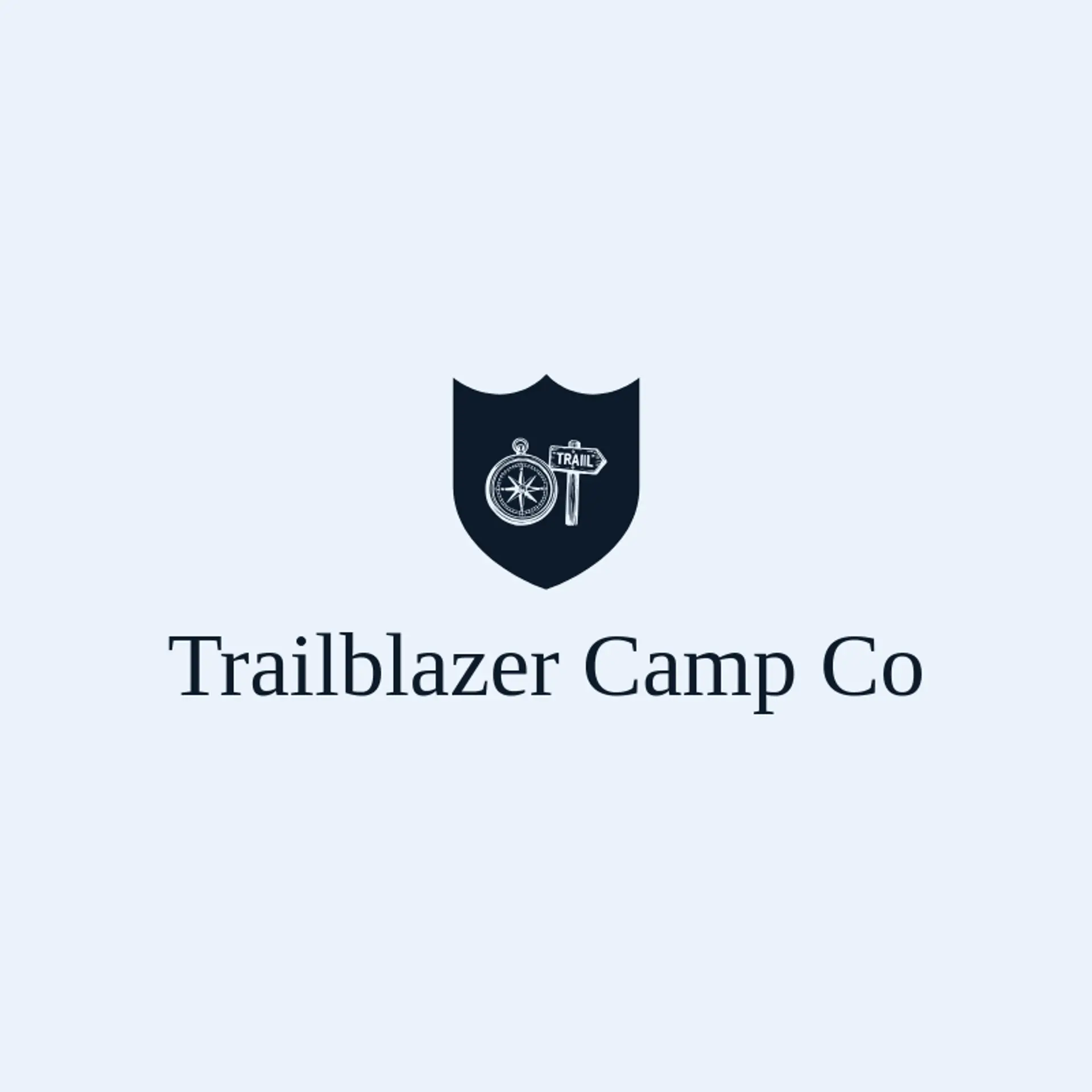 Trailblazer Camp Co logo for camp