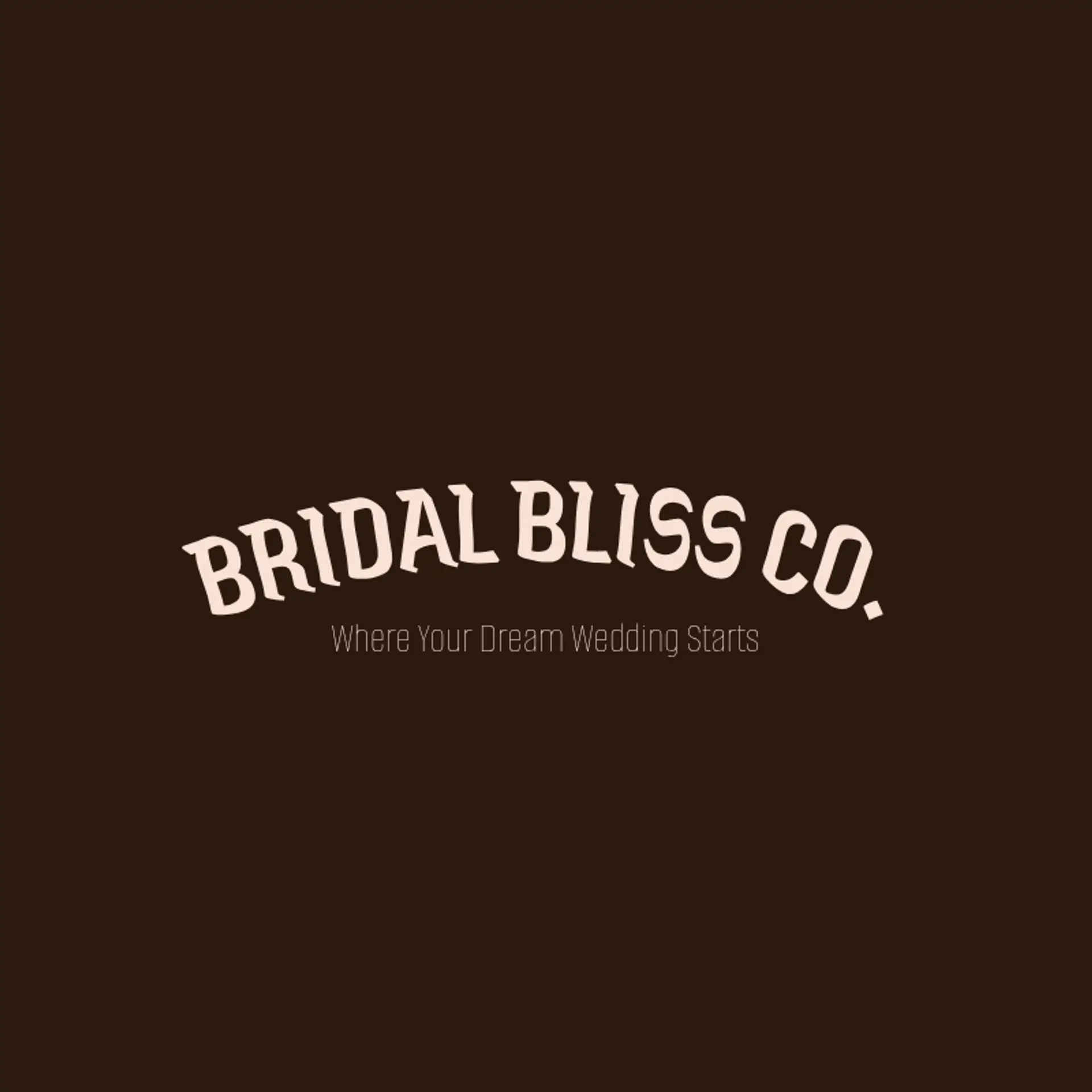 Bridal Bliss Co. logo for best wedding
