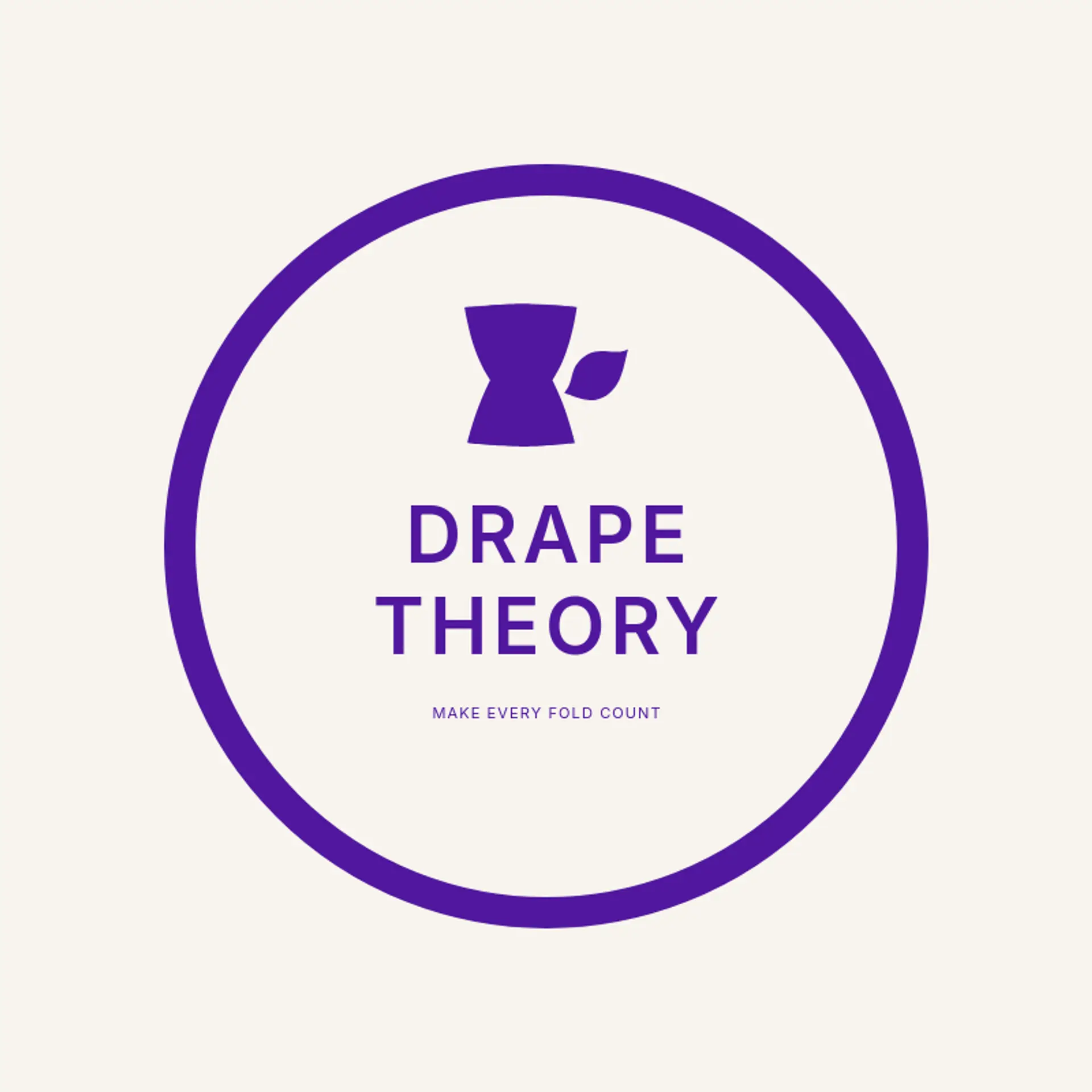 Drape Theory logo for saree