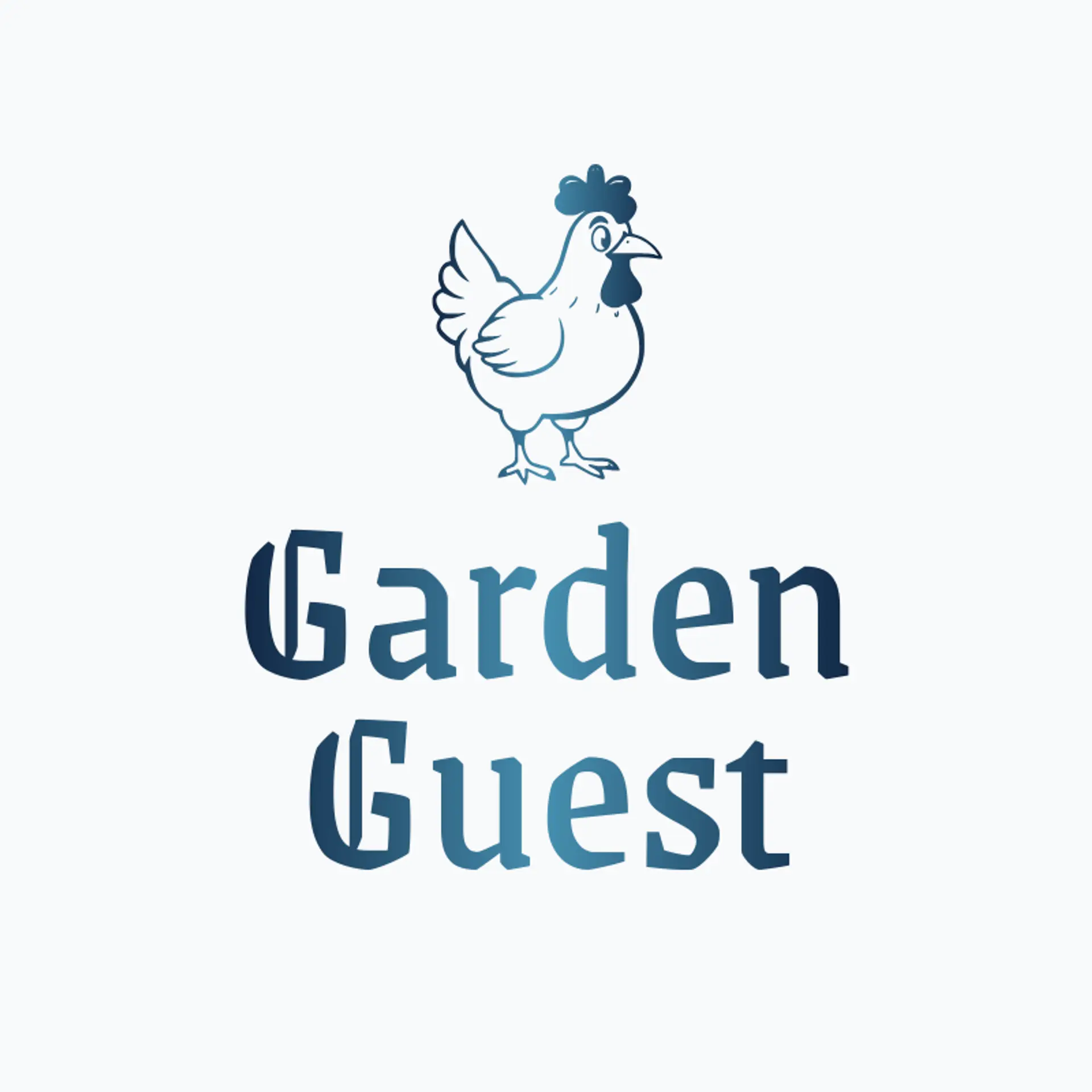 Garden Guest logo for birdhouse