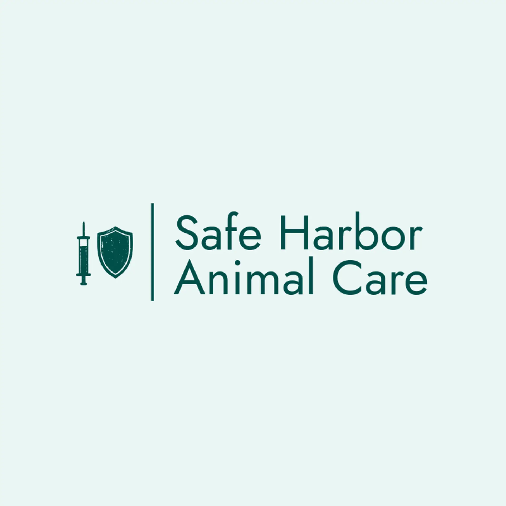 Safe Harbor Animal Care logo for veterinary