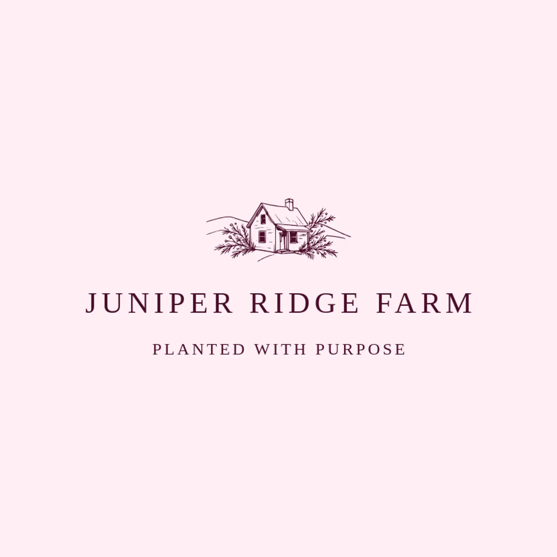 Juniper Ridge Farm logo for homestead