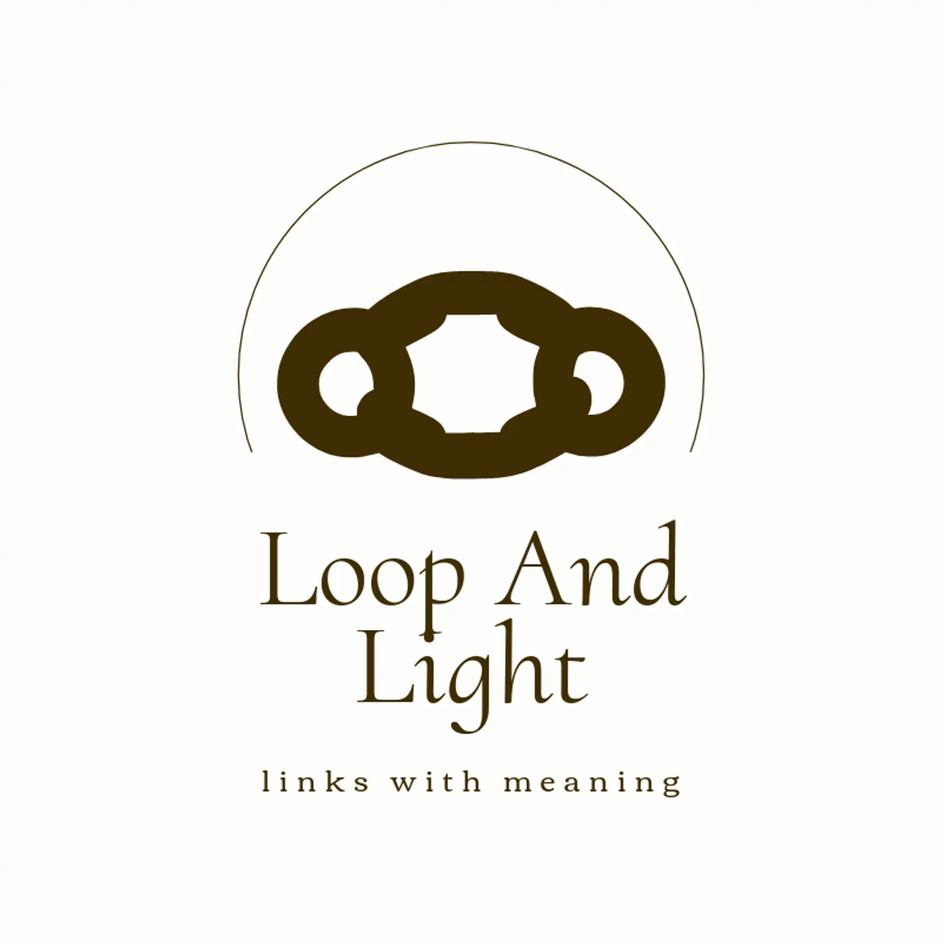 Loop And Light logo for bracelet
