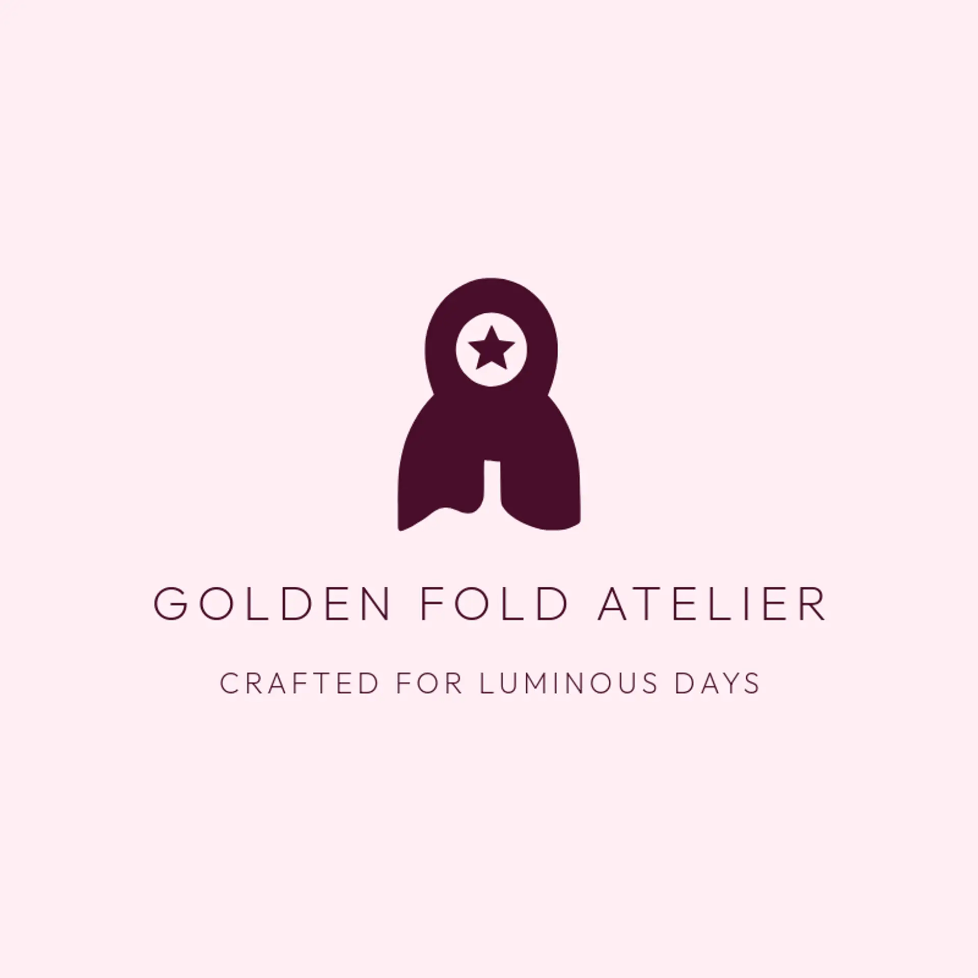 Golden Fold Atelier logo for hijab
