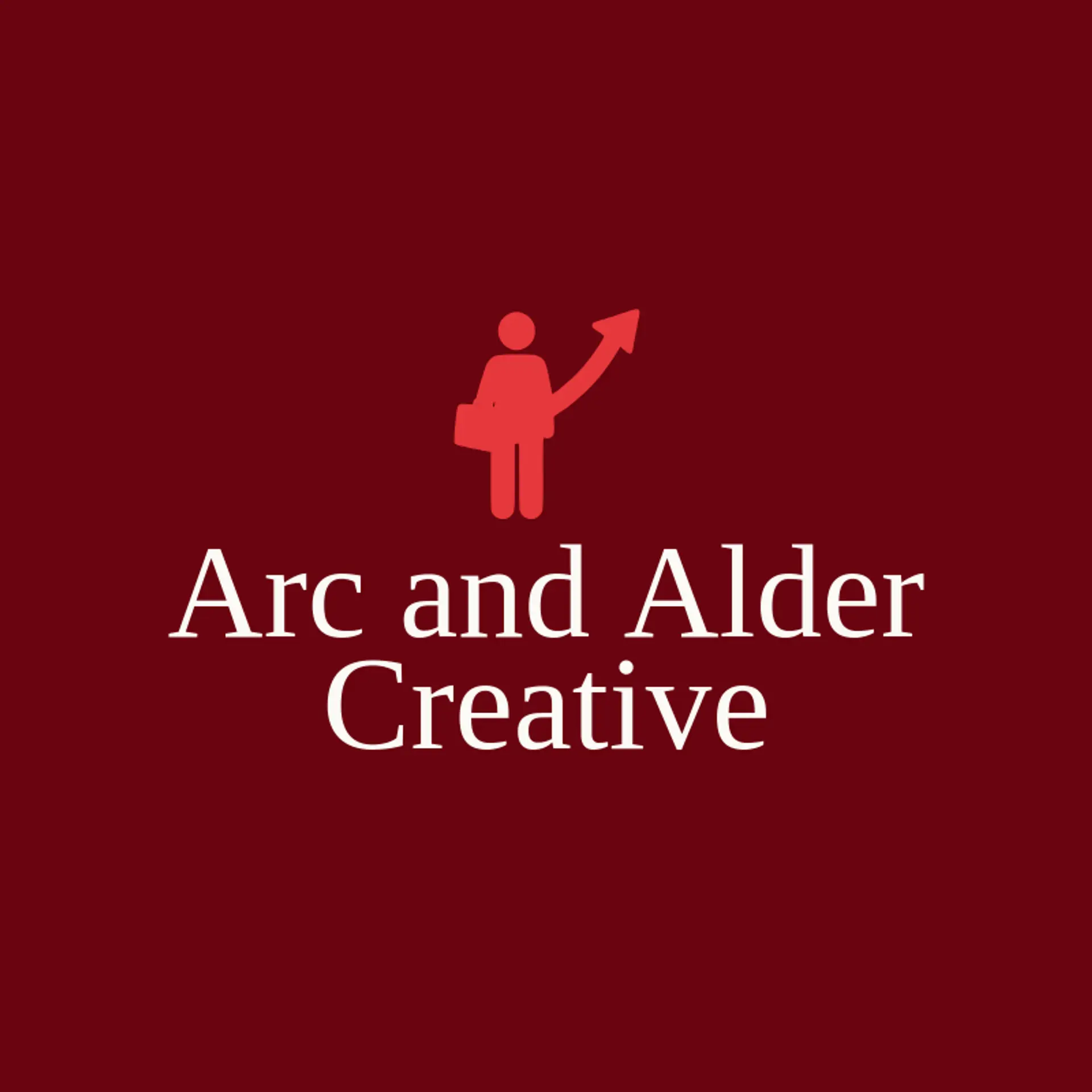 Arc and Alder Creative logo for freelancer