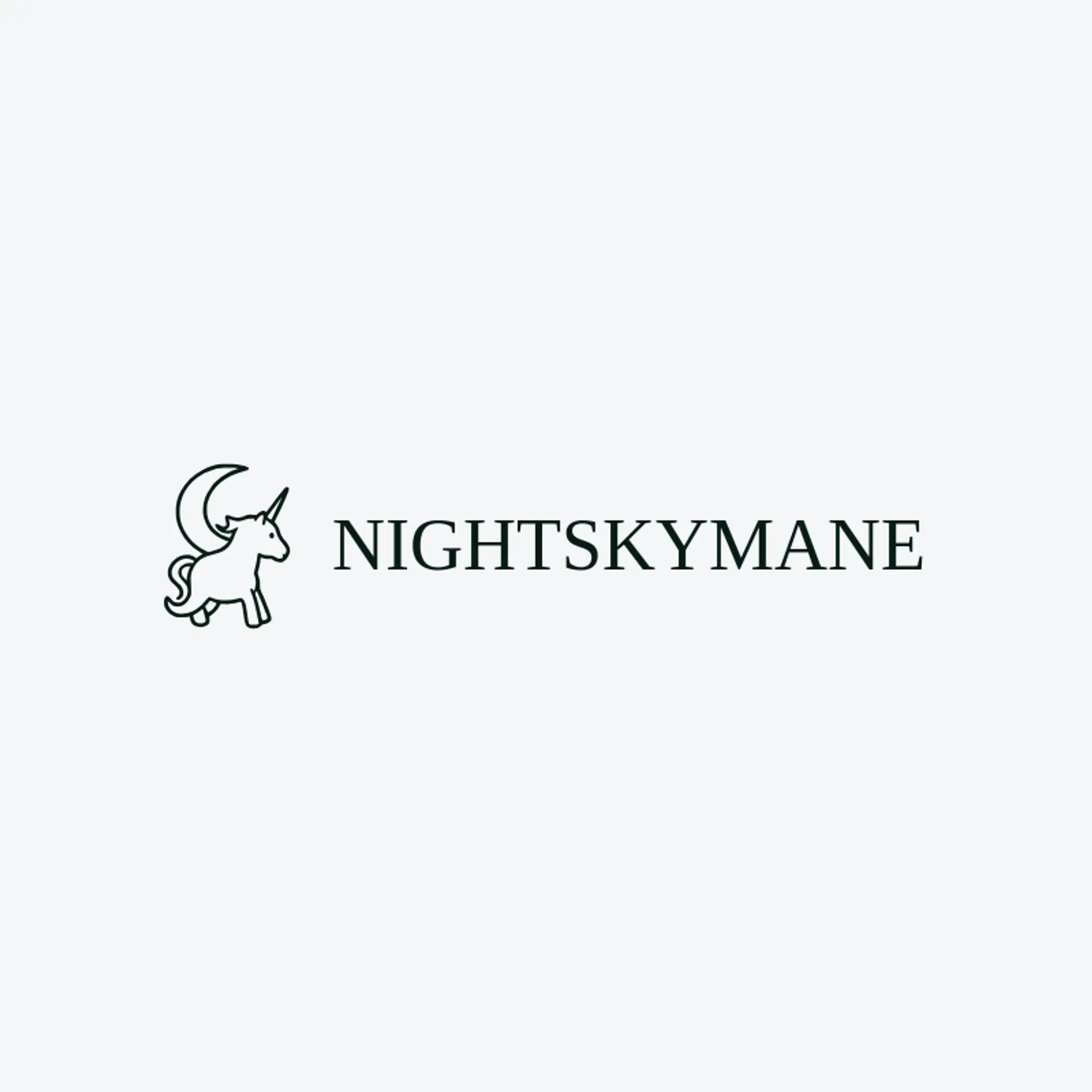 Night Sky Mane logo for unicorn
