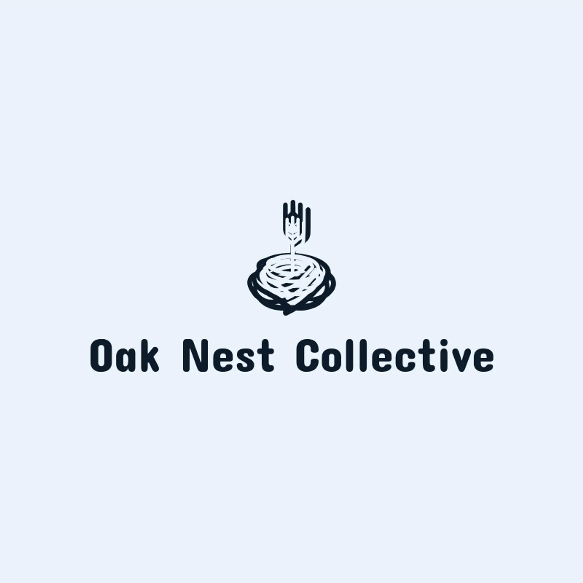 Oak Nest Collective logo for poultry farm