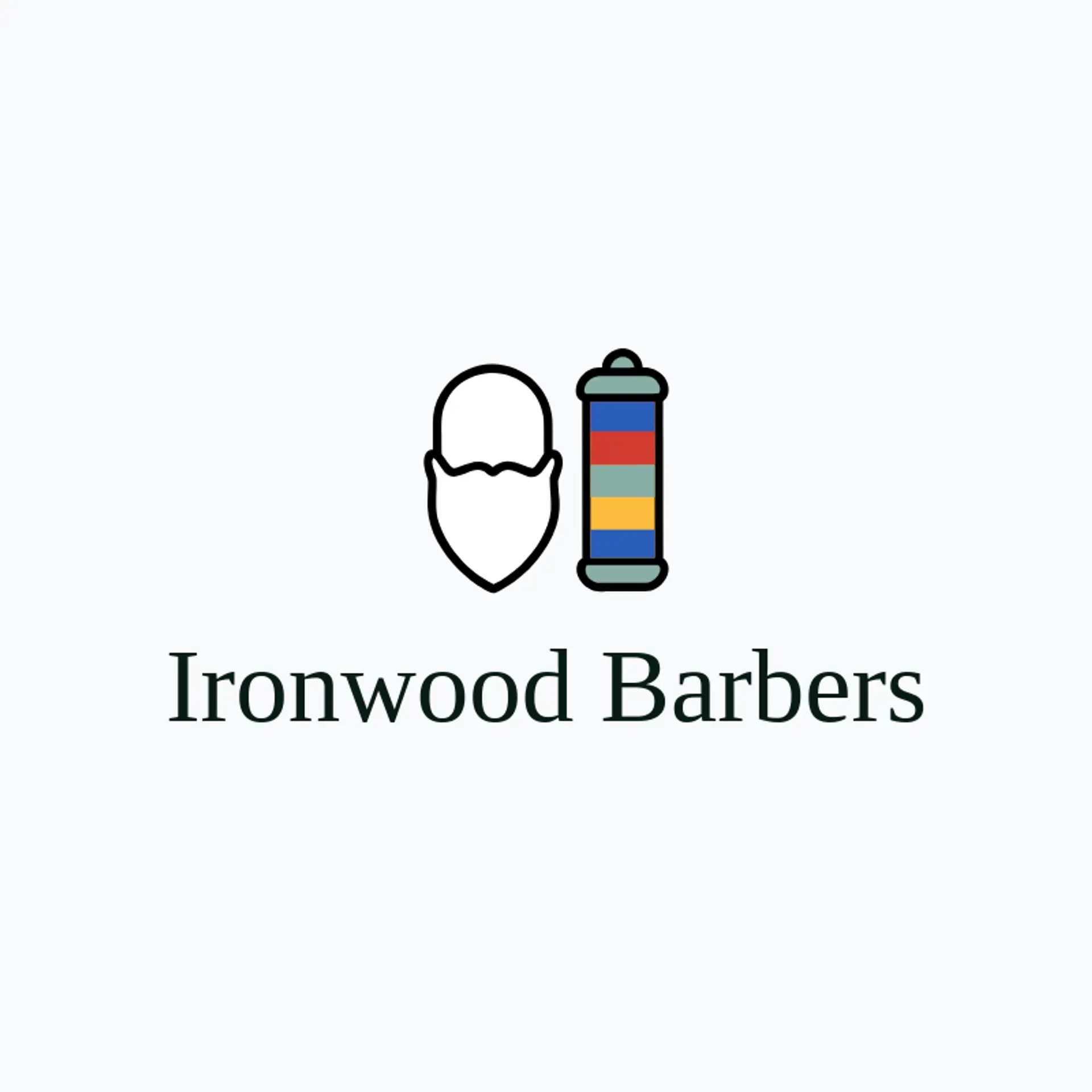 Ironwood Barbers logo for beard