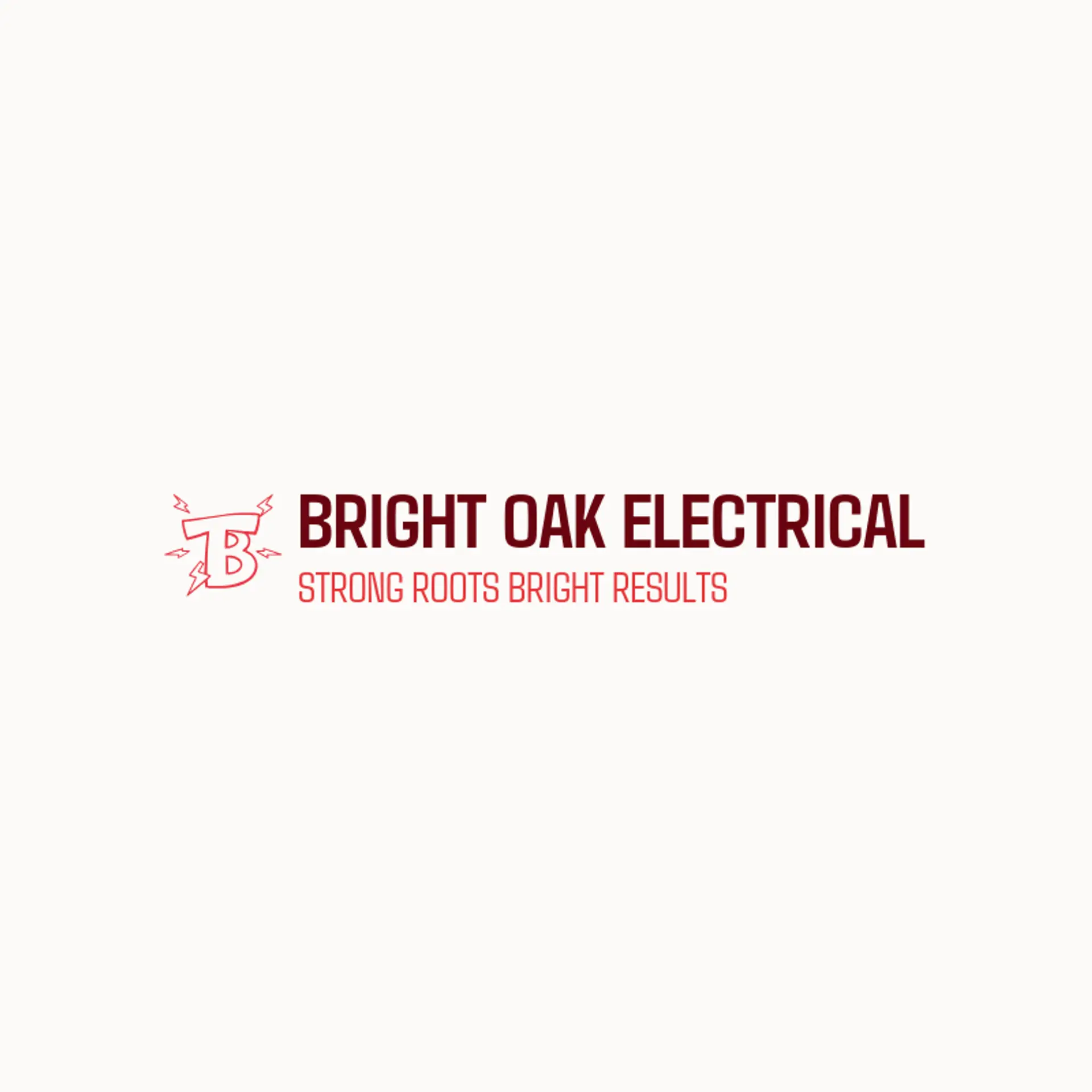 Bright Oak Electrical logo for thunderbolt