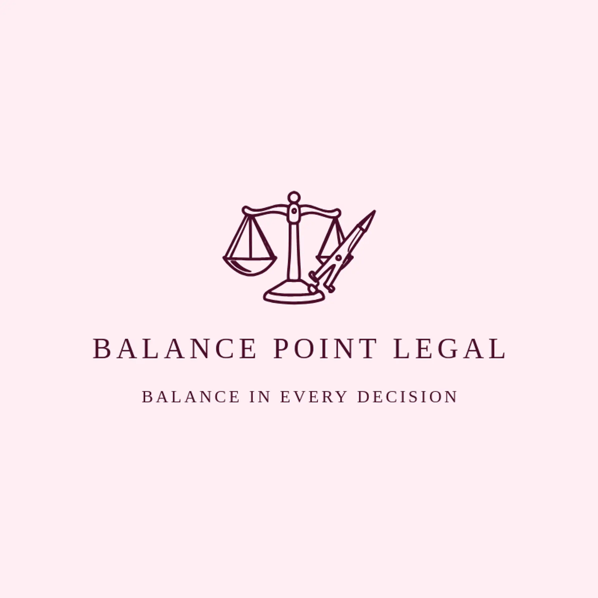 Balance Point Legal logo for legal