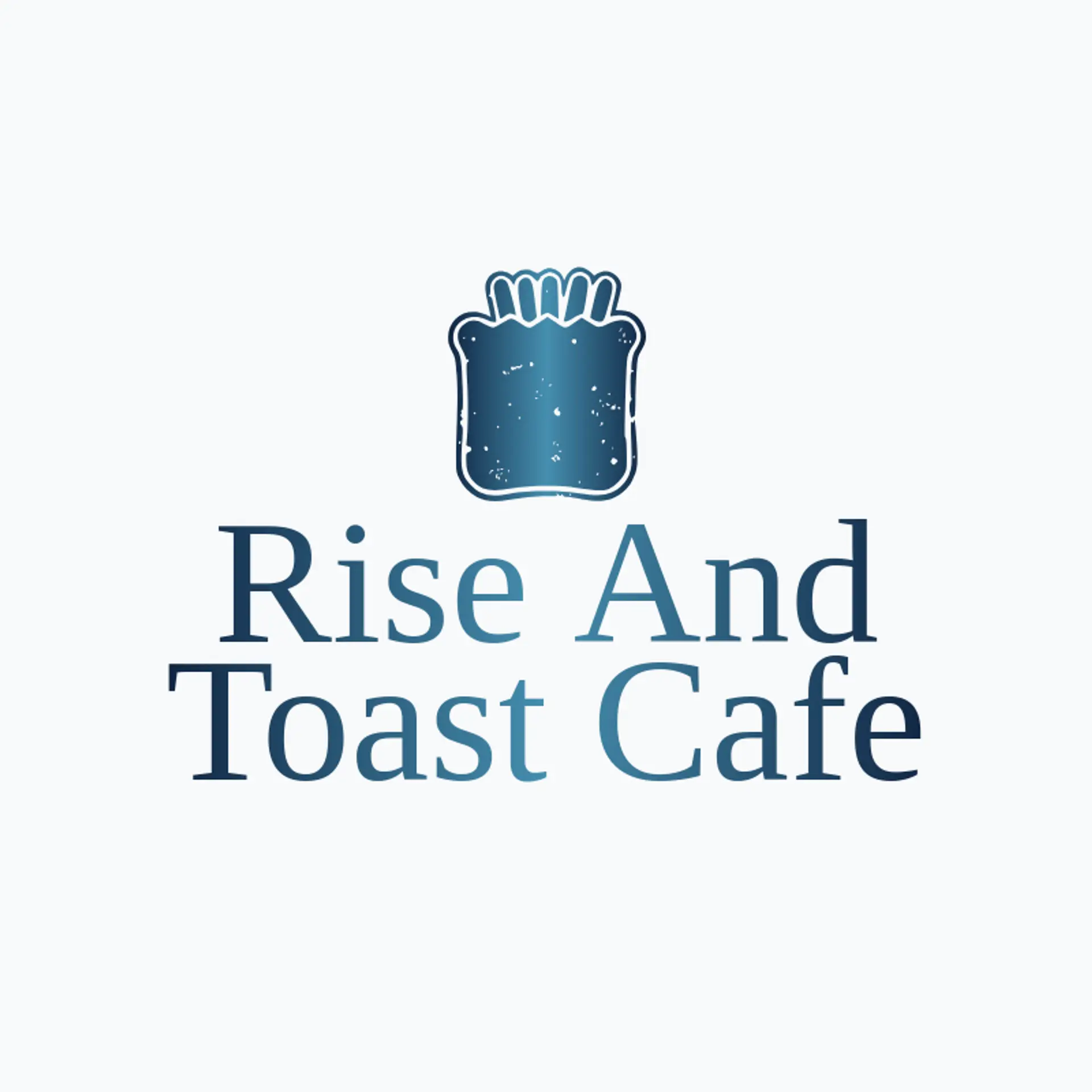 Rise and Toast Cafe logo for toast