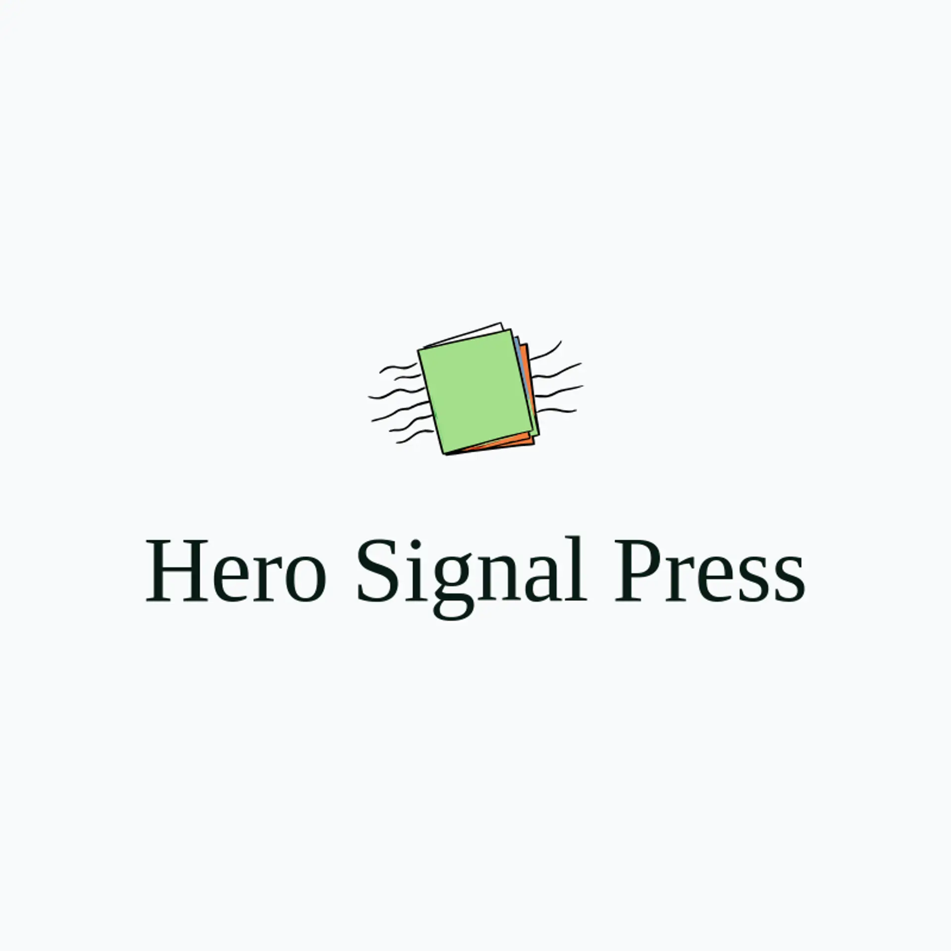 Hero Signal Press logo for comic book