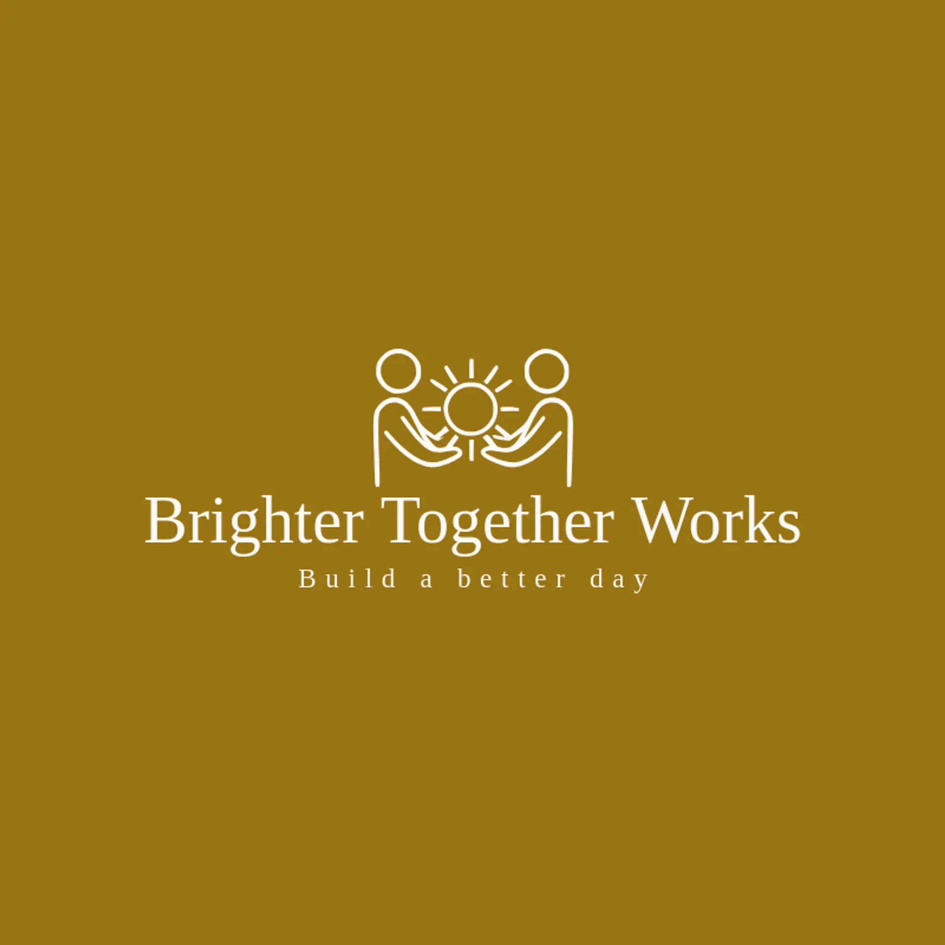 Brighter Together Works logo for friend