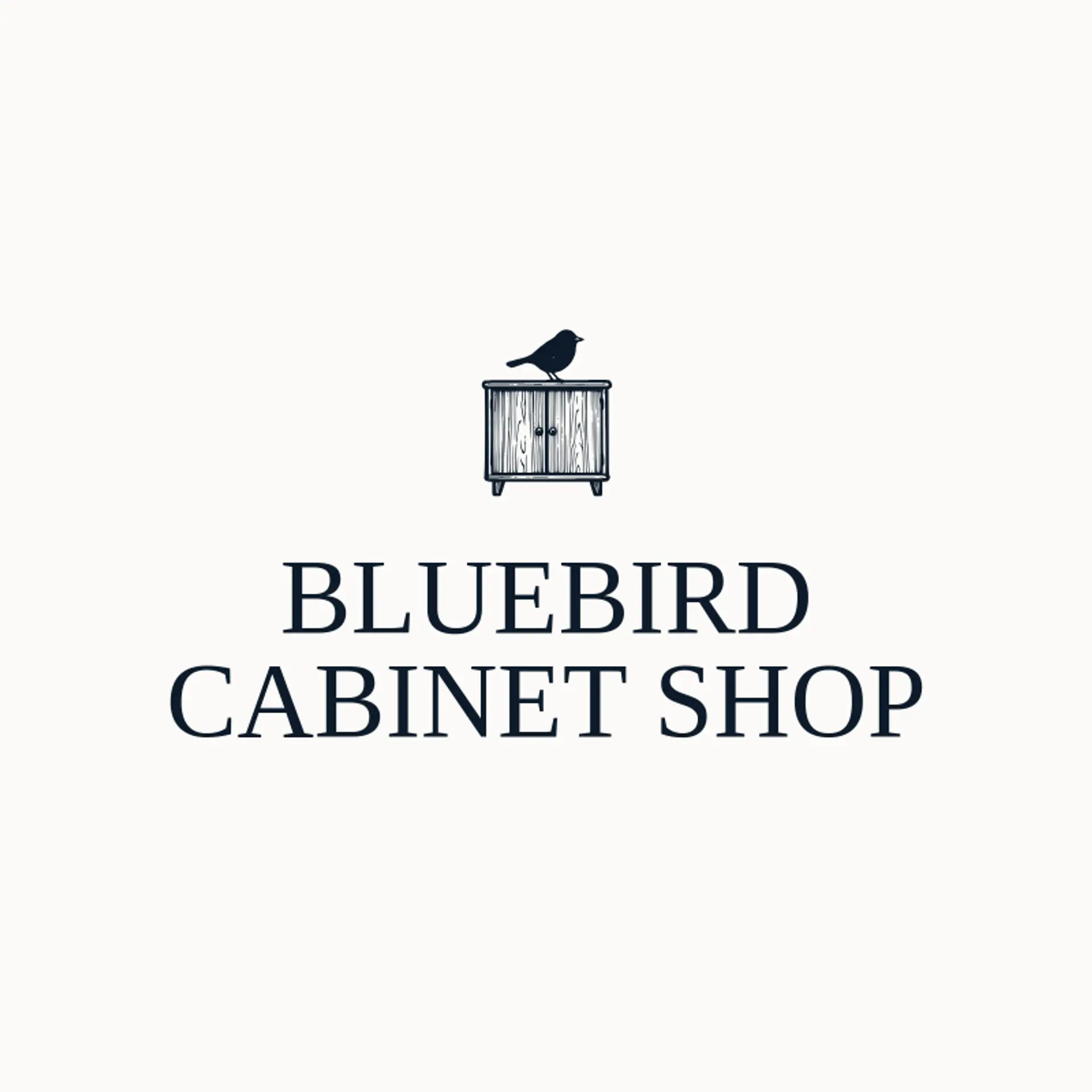 Bluebird Cabinet Shop logo for cabinet