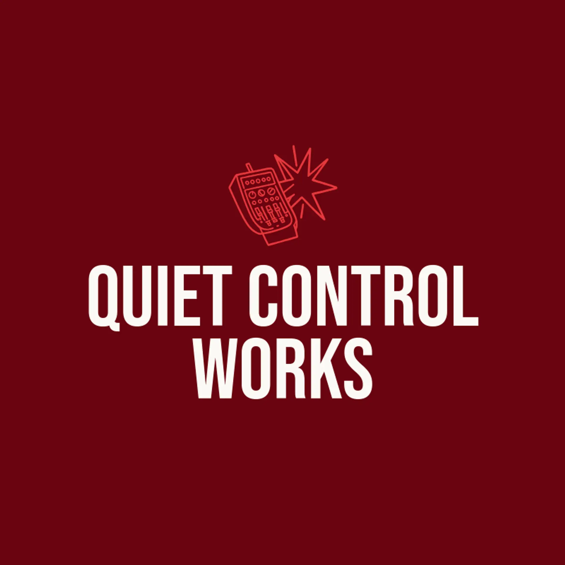 Quiet Control Works logo for studio
