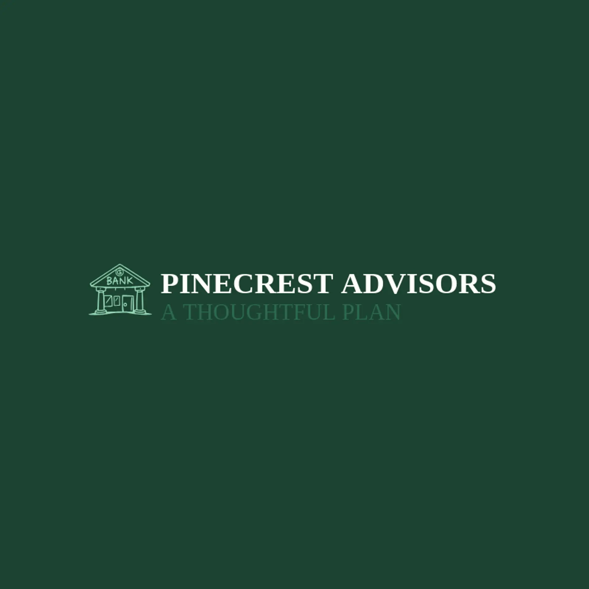 Pinecrest Advisors logo for financial