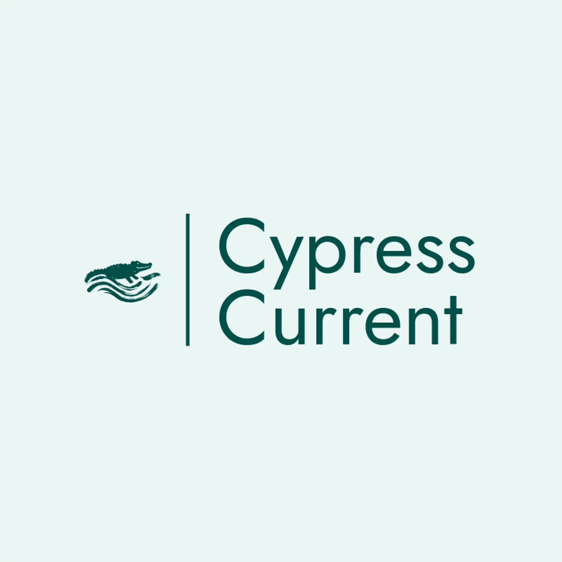 Cypress Current logo for alligator