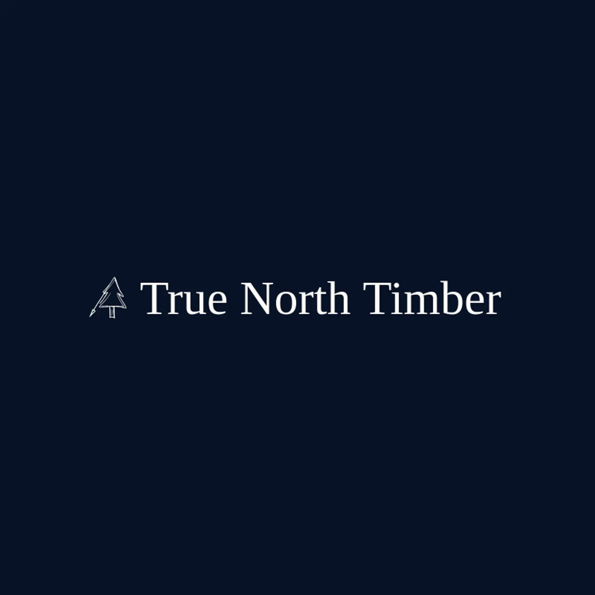True North Timber logo for pine tree
