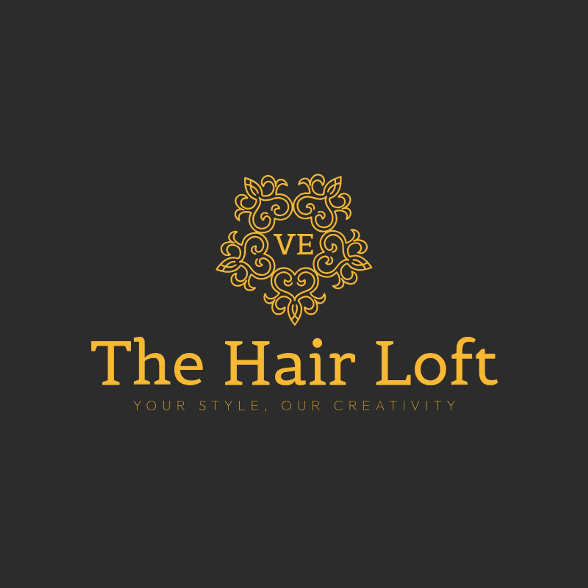 Creative Cut logo for creative hair salon