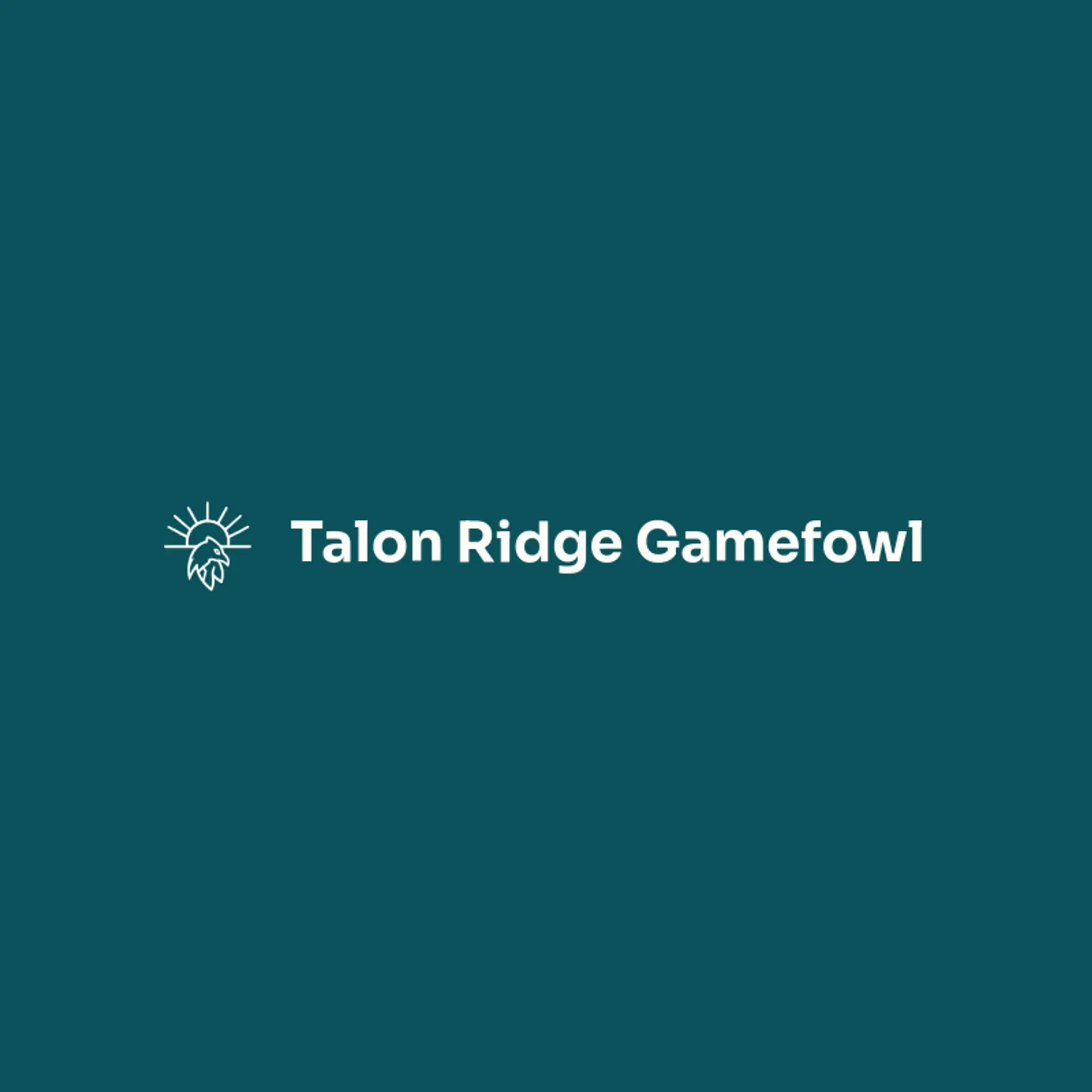 Talon Ridge Gamefowl logo for gamefowl