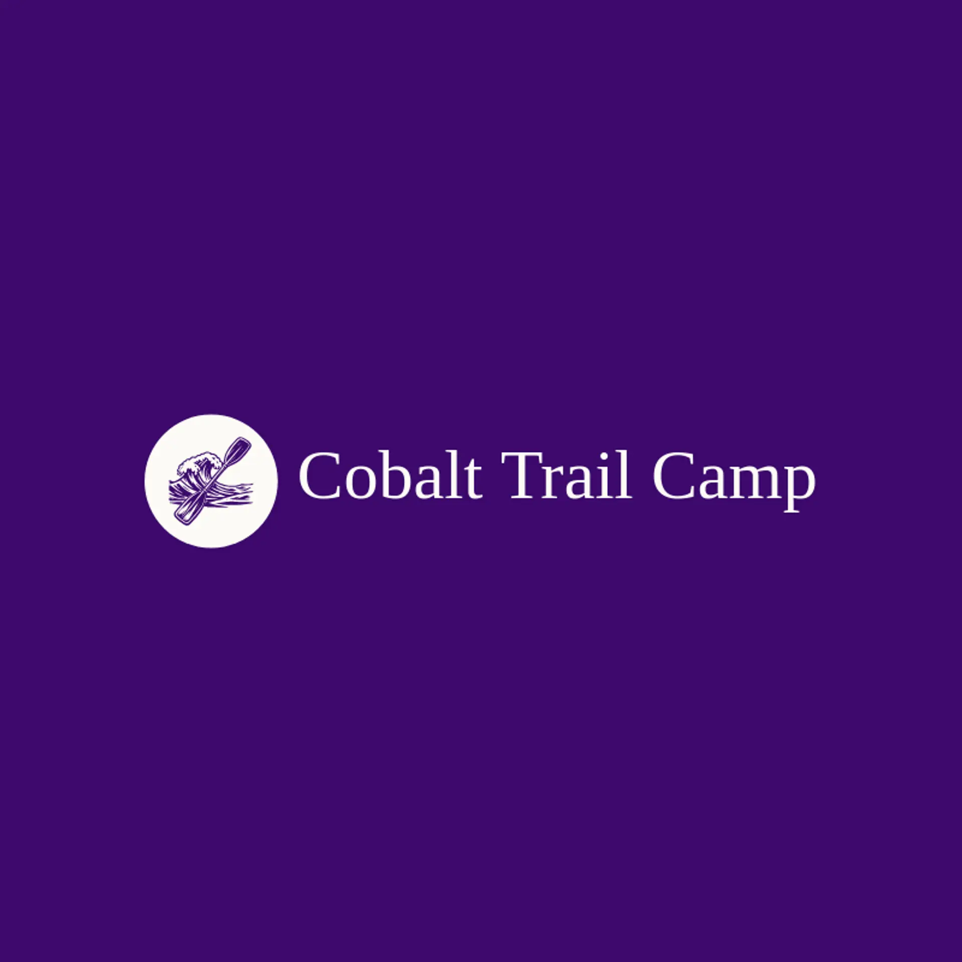 Cobalt Trail Camp logo for camp
