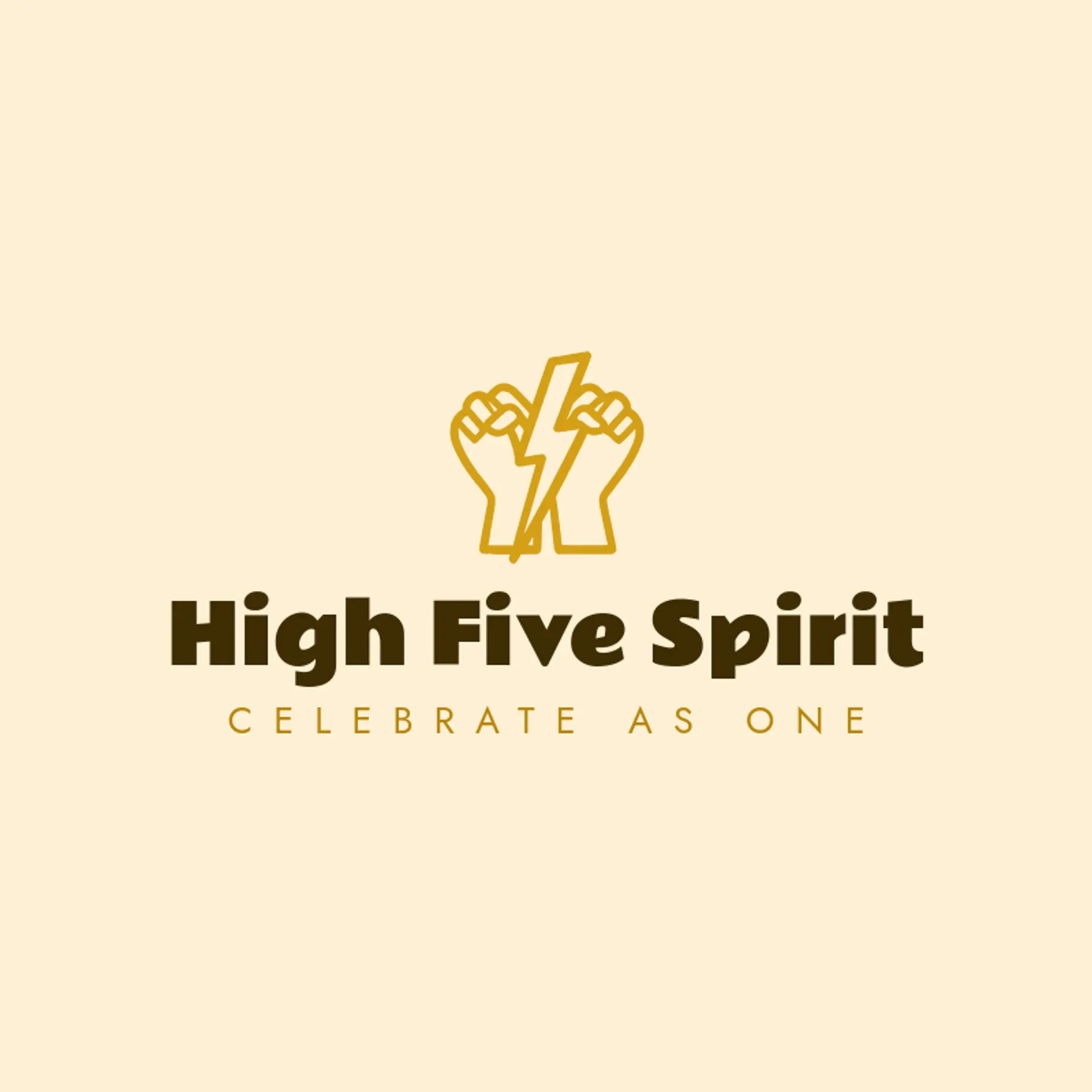 High Five Spirit logo for cheerleading