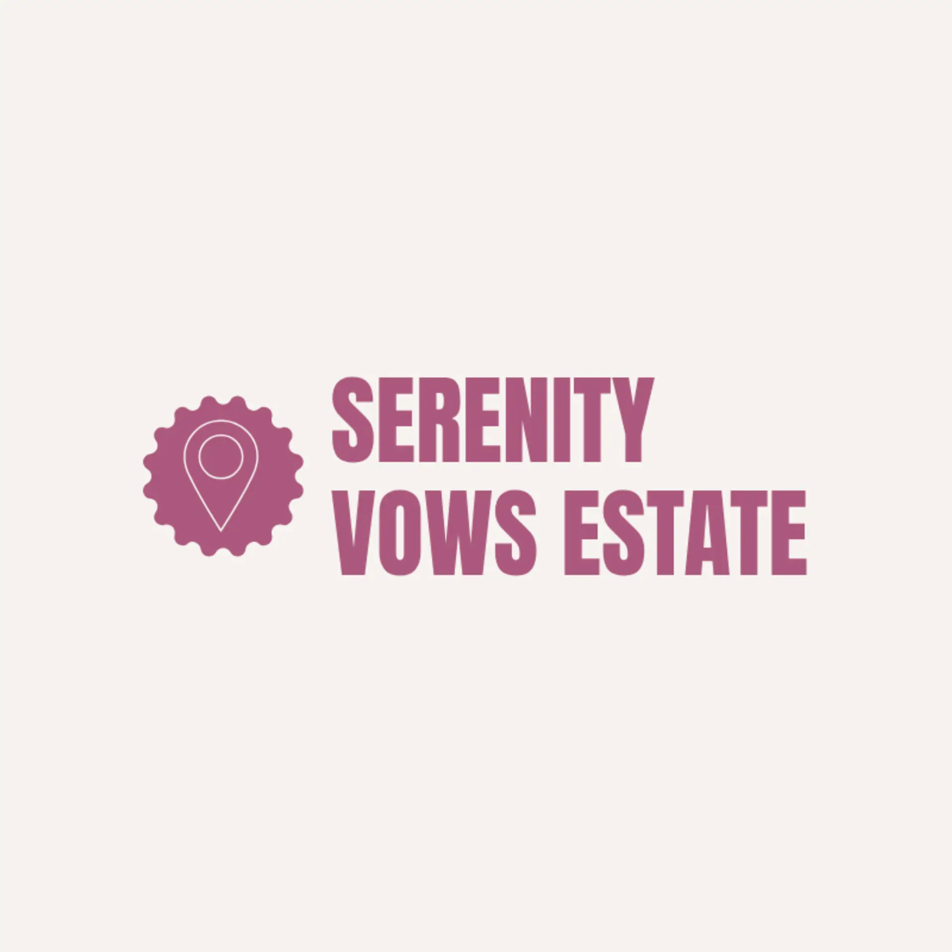 Whispering Vows logo for wedding venue