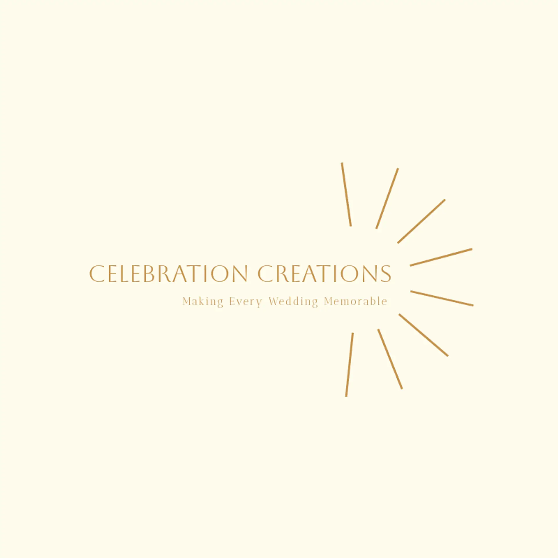 Celebration Creations logo for best wedding