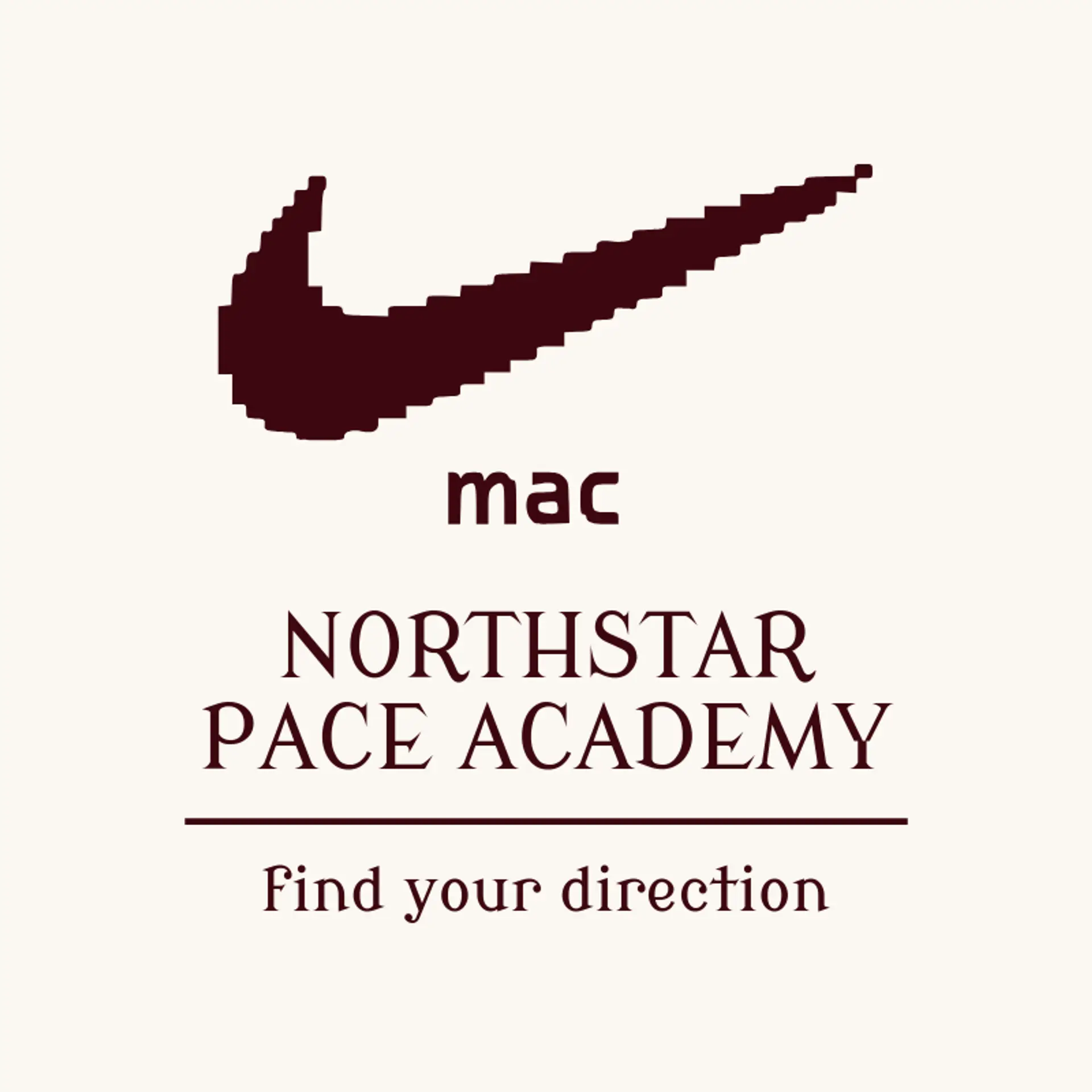 Northstar Pace Academy logo for swoosh