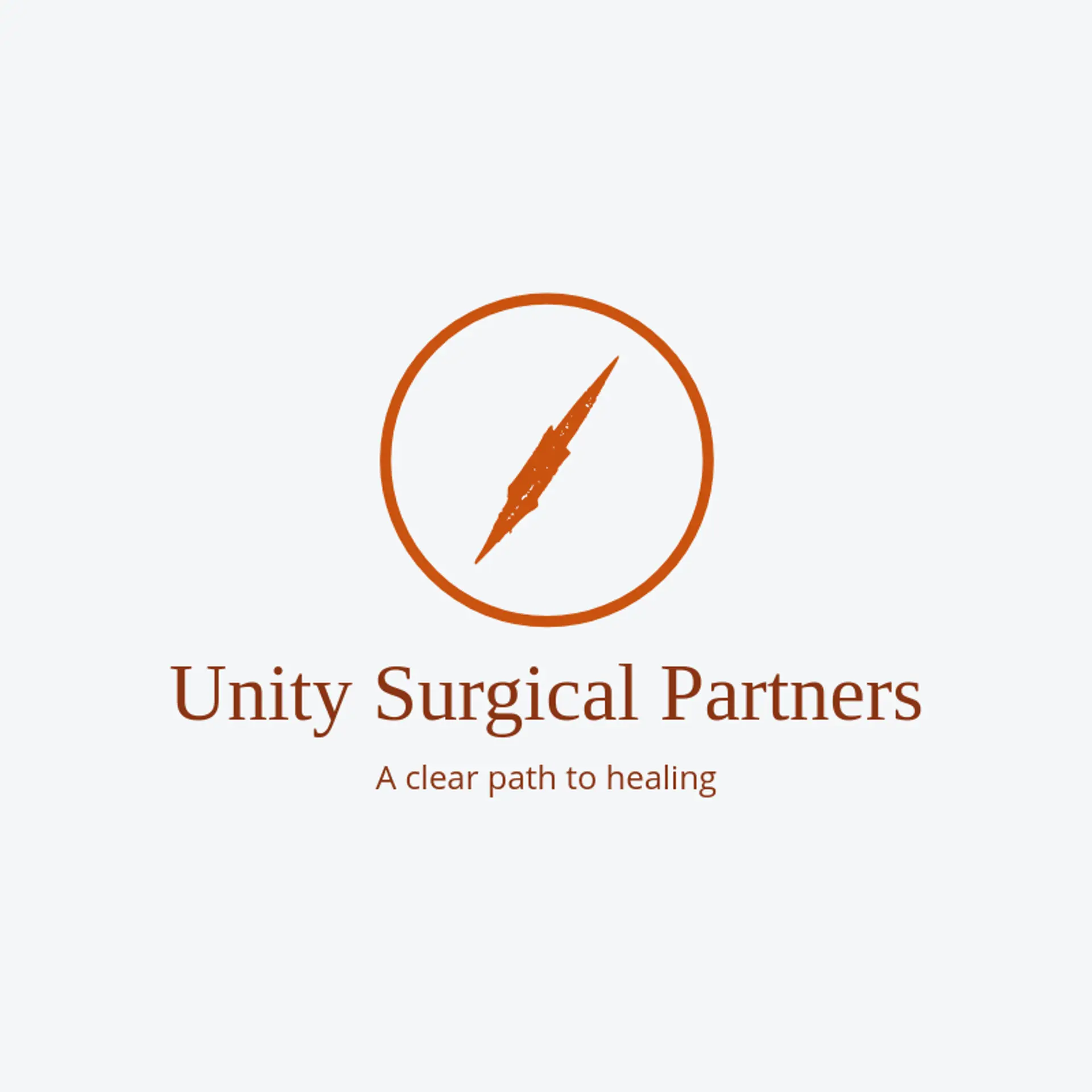 Unity Surgical Partners logo for surgery