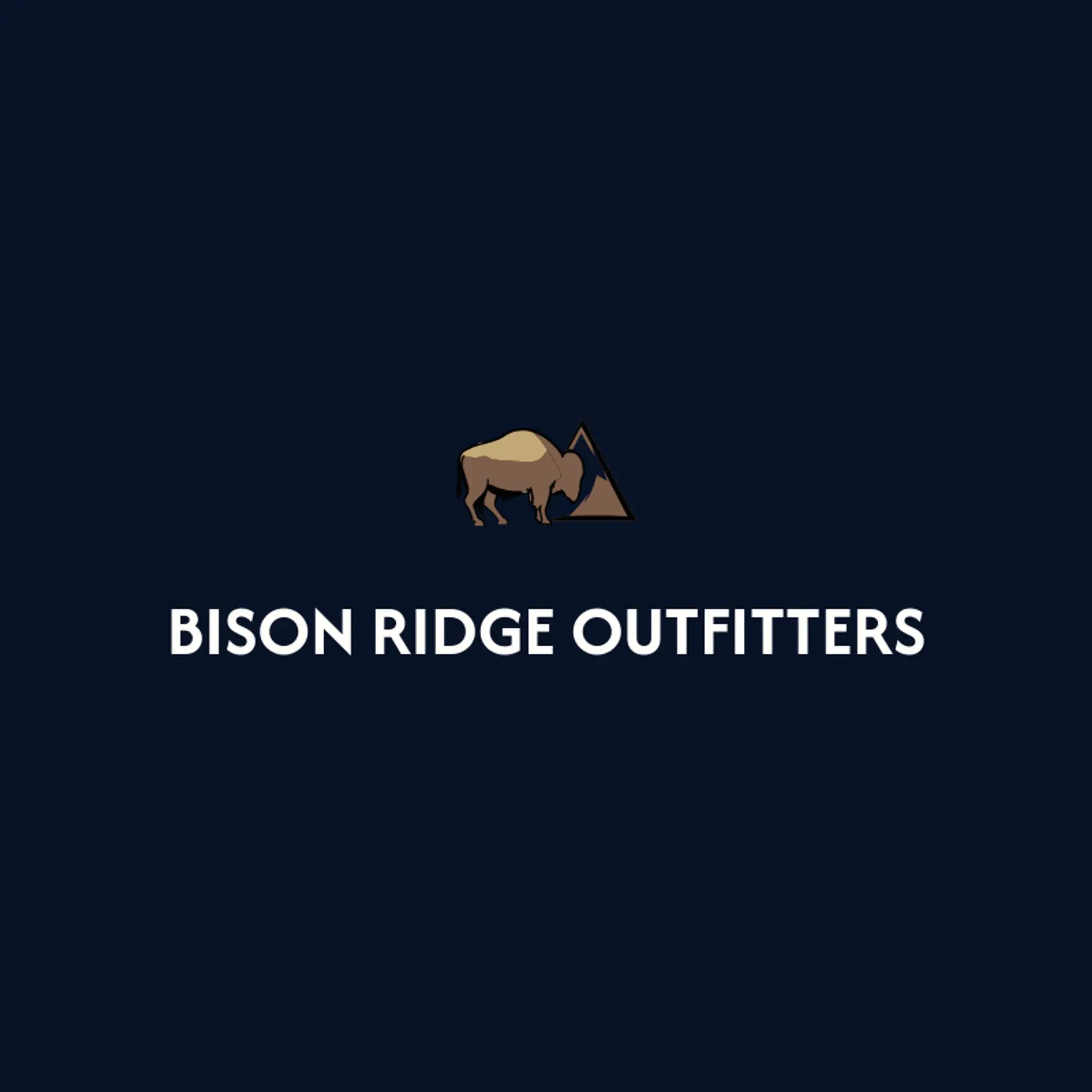 Bison Ridge Outfitters logo for bison