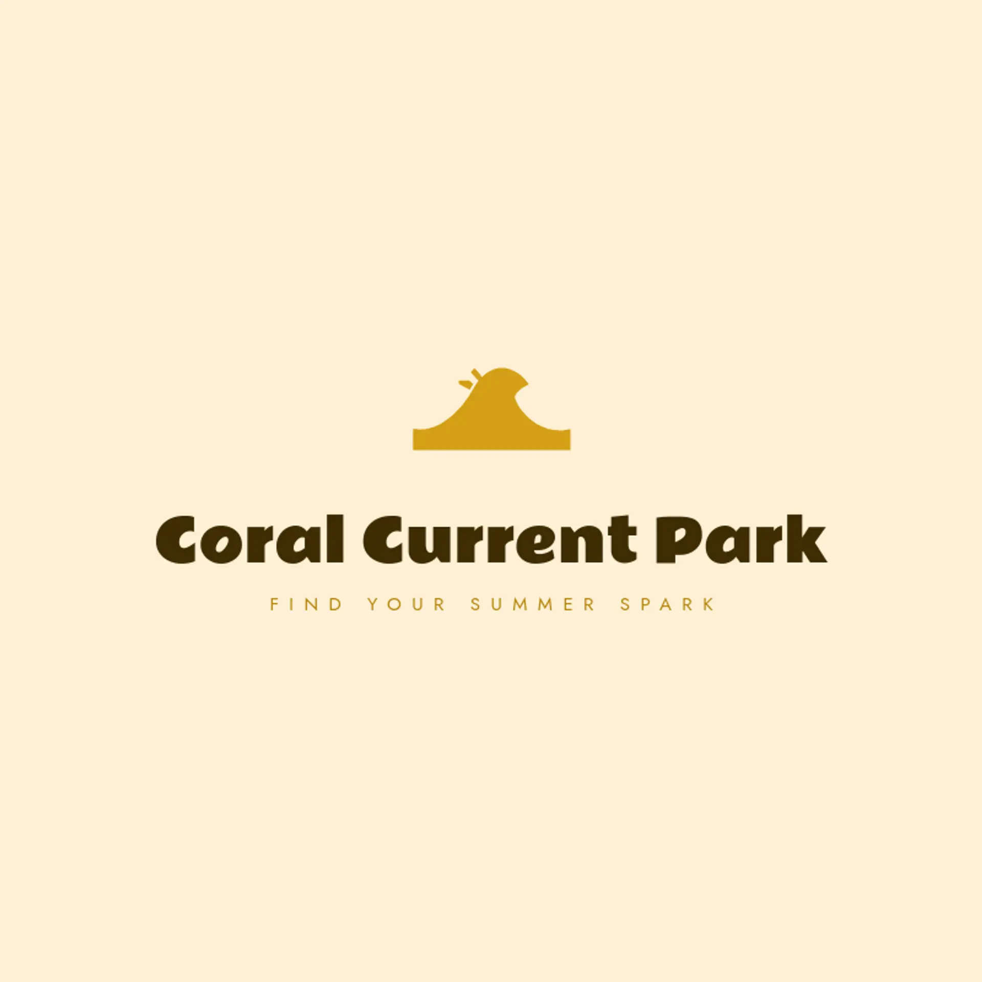 Coral Current Park logo for theme park